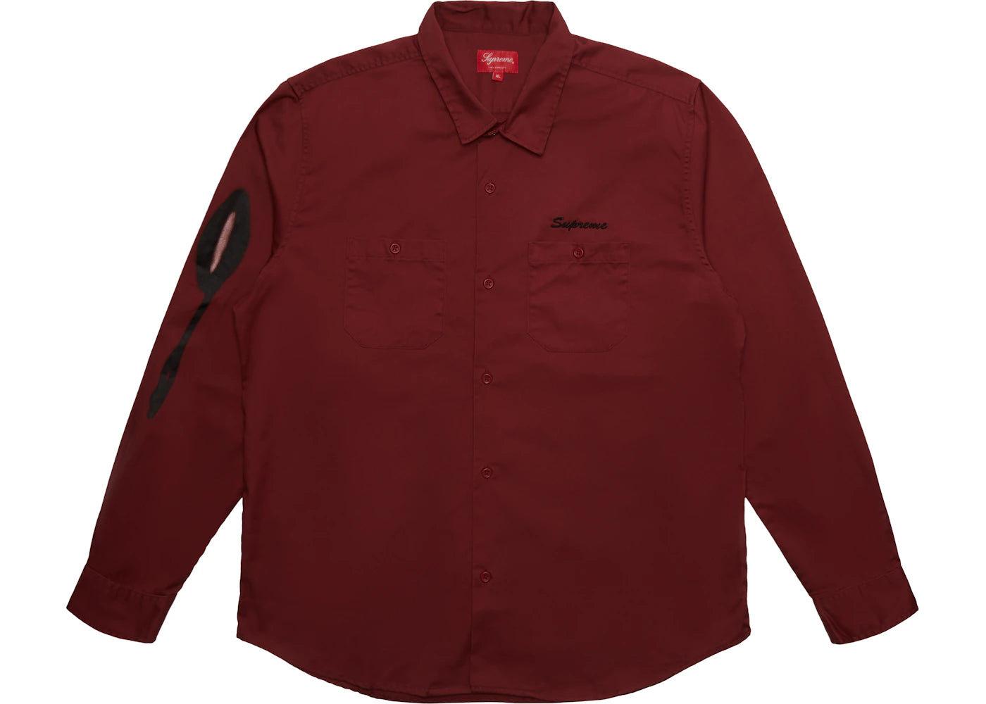 Supreme Rose LS Work Shirt Dusty Red