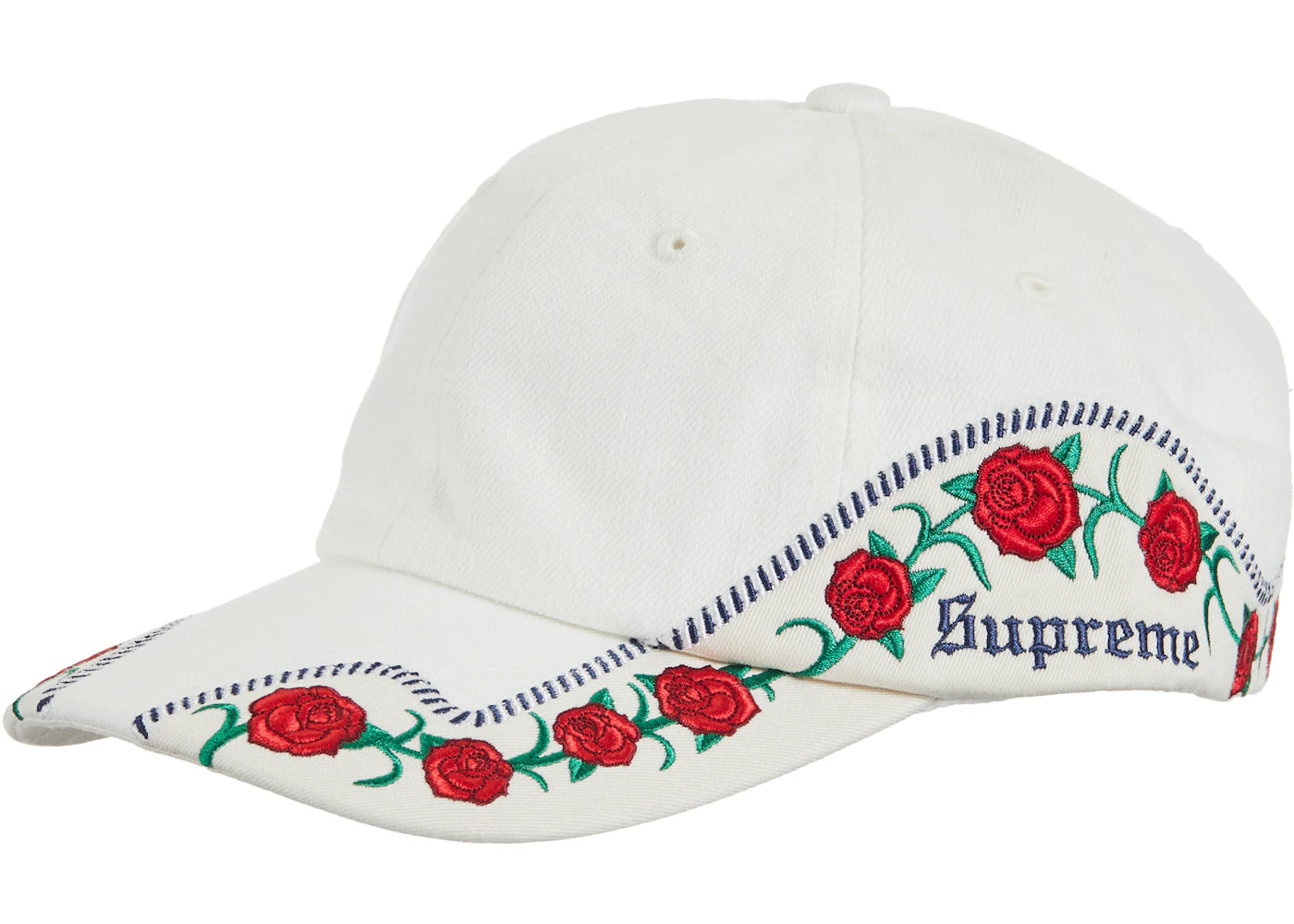Supreme Roses 6-Panel White