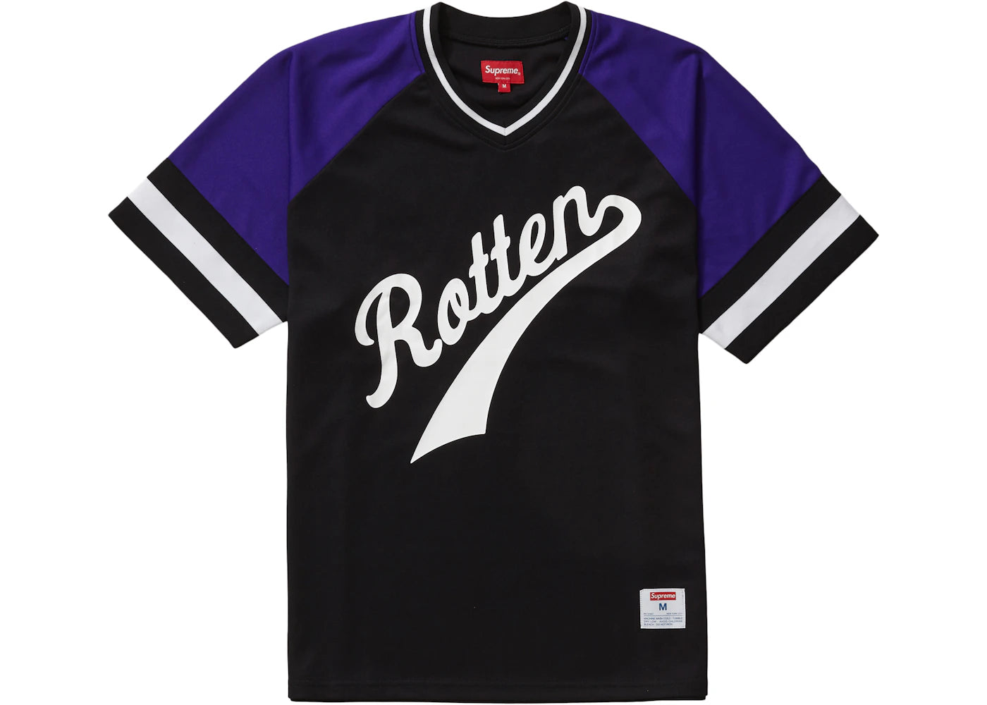 Supreme Rotten Baseball Top Black