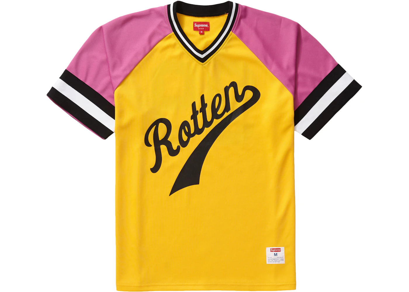 Supreme Rotten Baseball Top Yellow