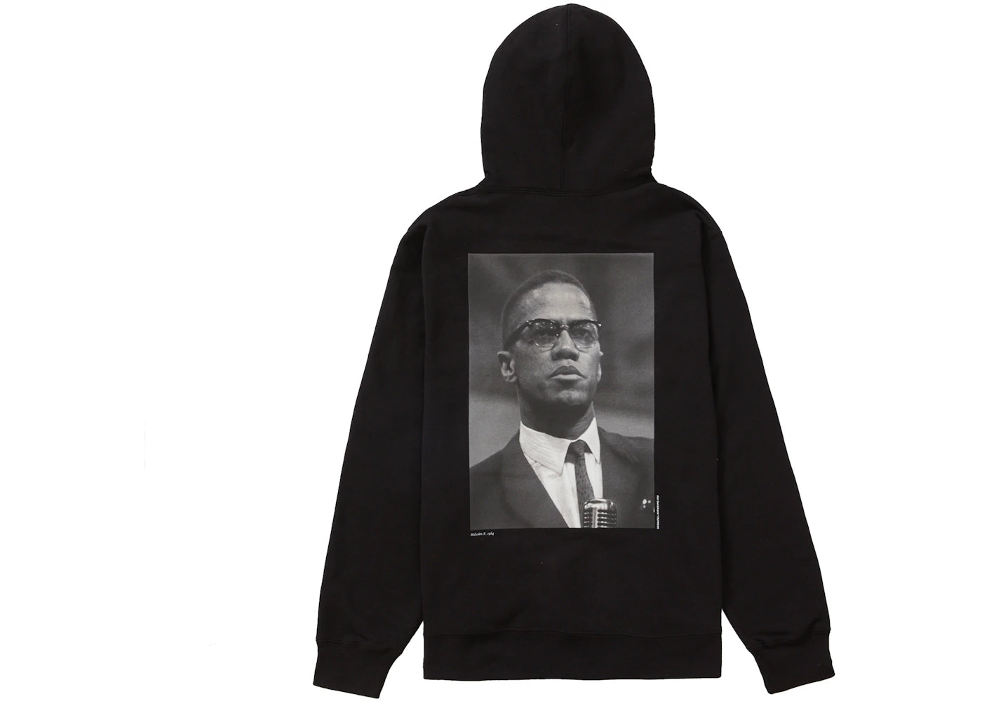 Supreme Roy DeCarava Malcolm X Hooded Sweatshirt Black