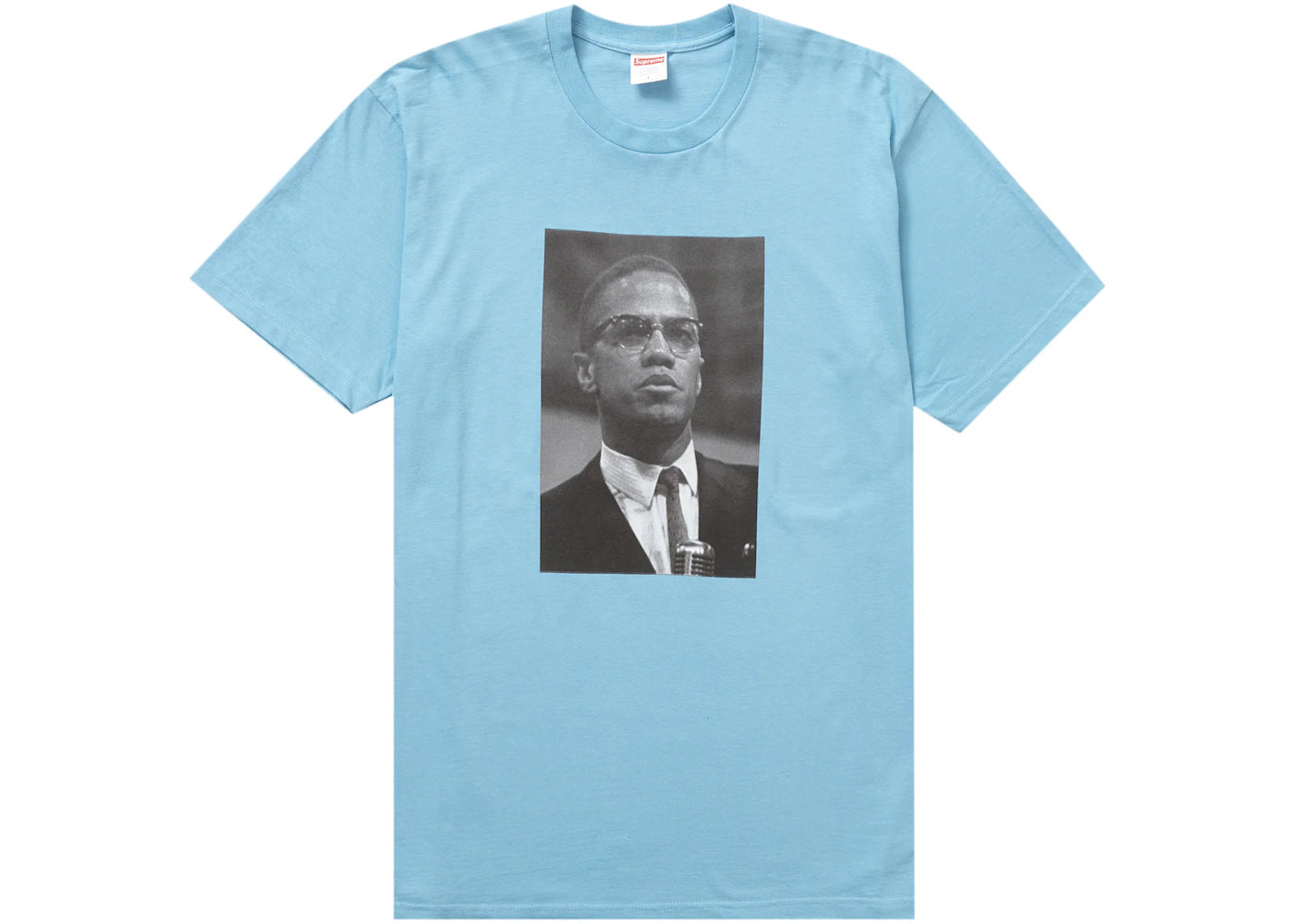 Supreme Roy DeCarava Malcolm X Tee Light Slate