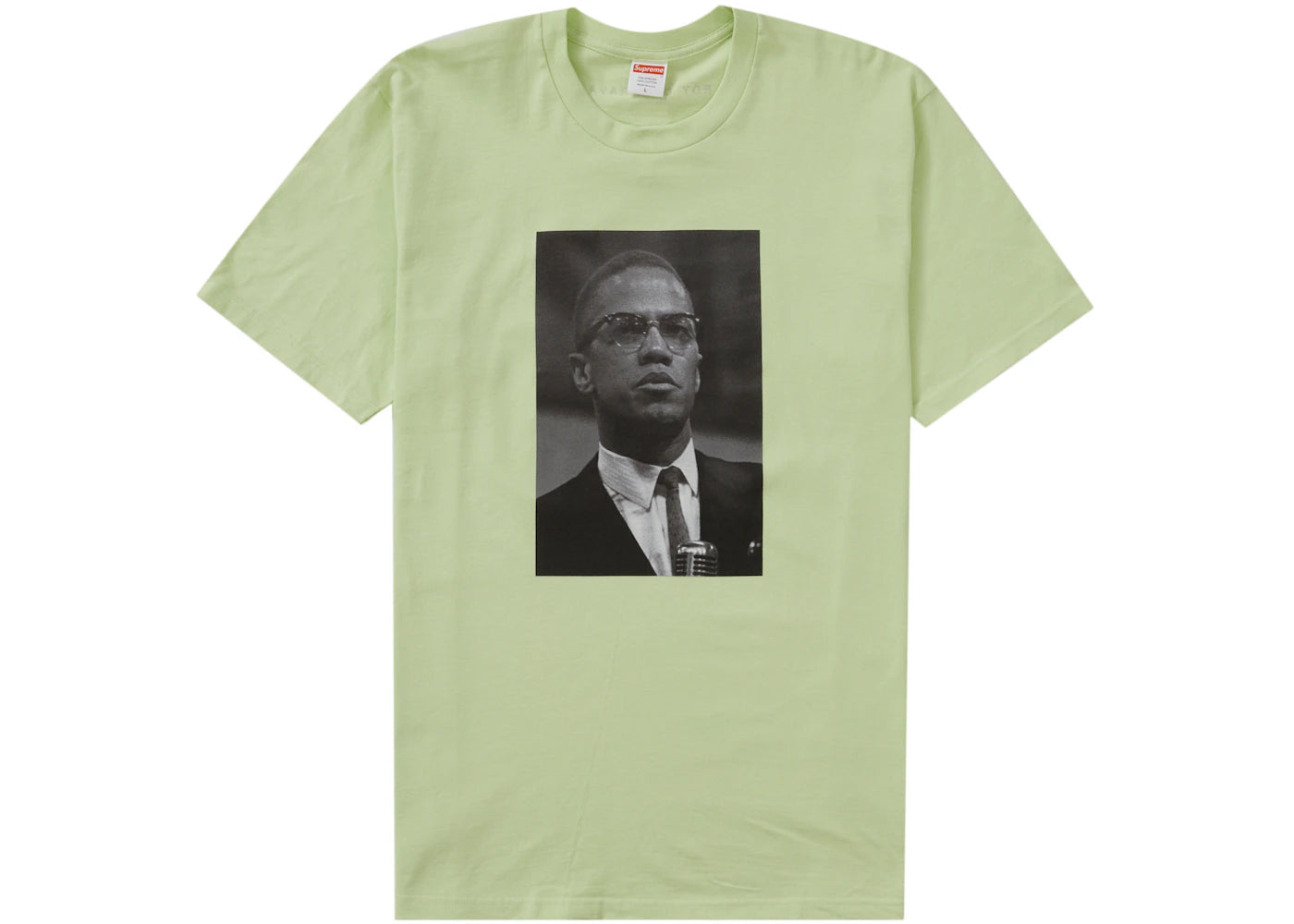 Supreme Roy DeCarava Malcolm X Tee Pale Mint