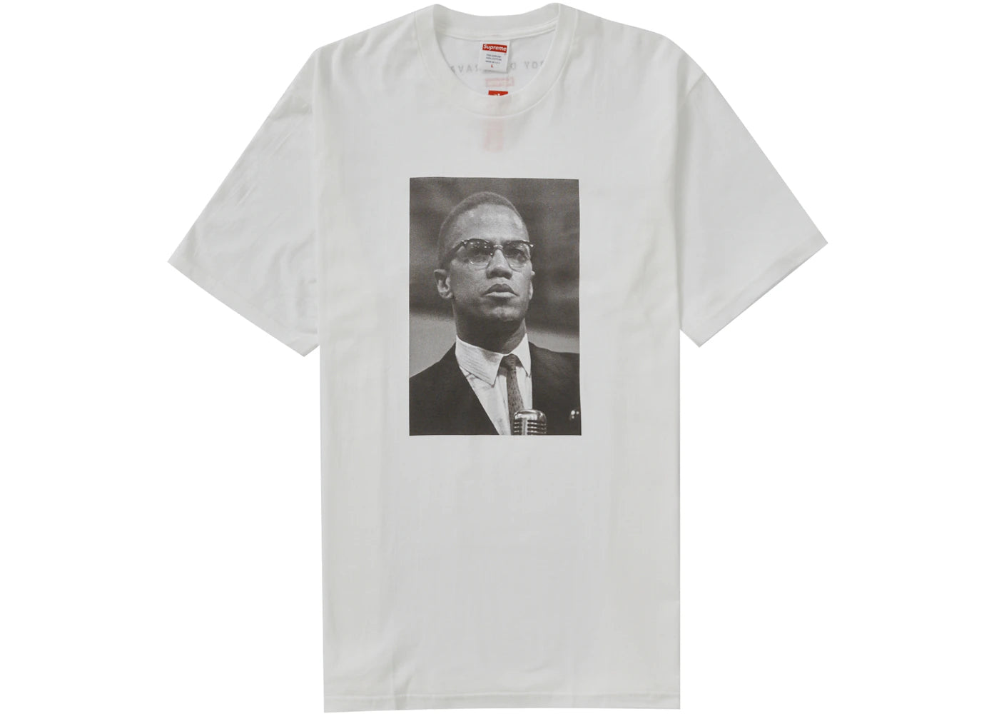 Supreme Roy DeCarava Malcolm X Tee White
