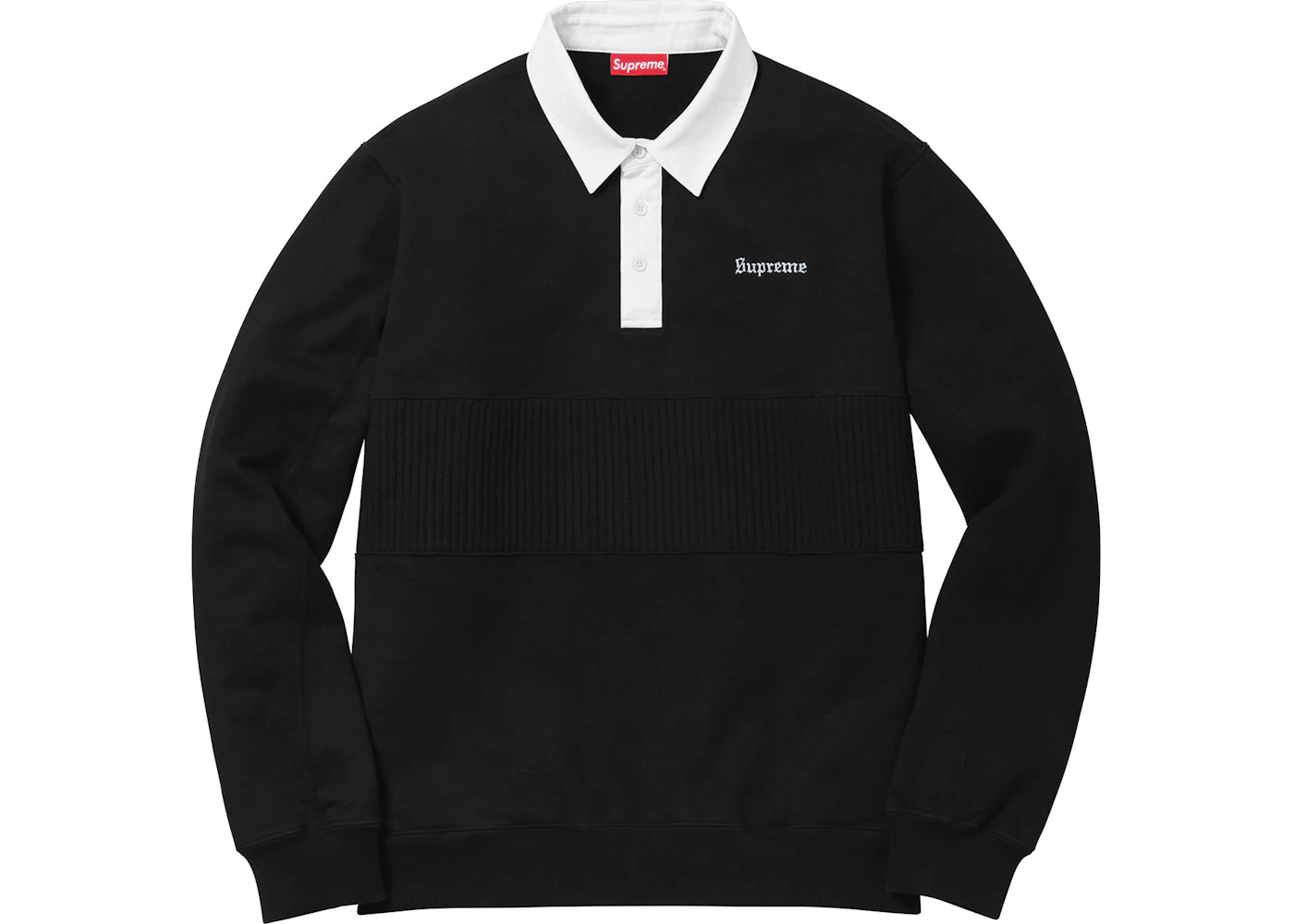 Supreme Rugby Sweatshirt Black