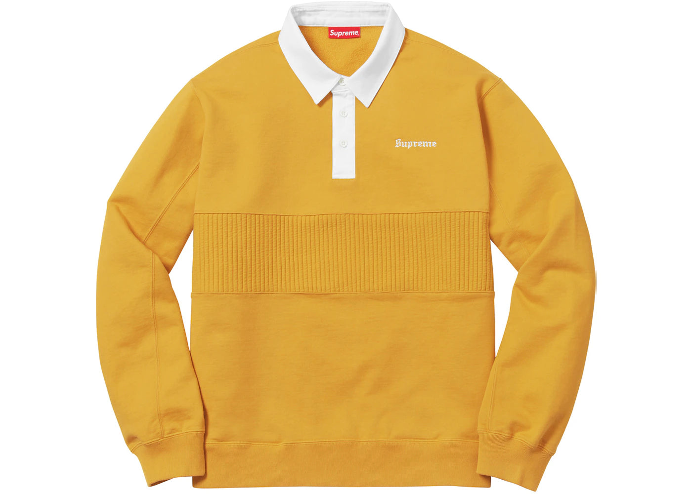 Supreme Rugby Sweatshirt Mustard