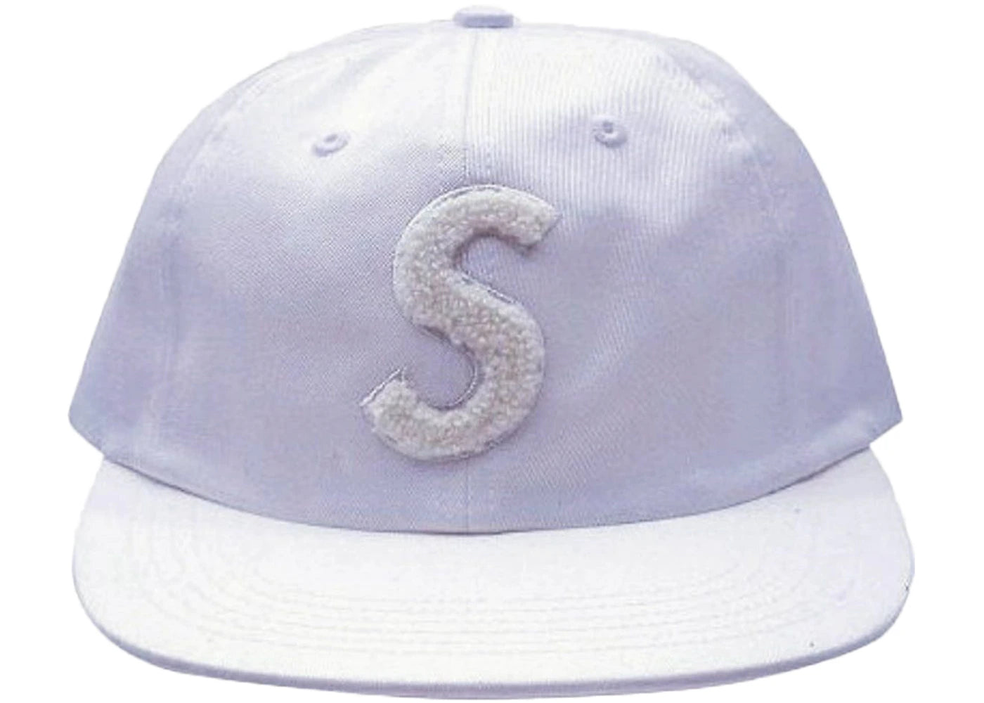 Supreme Chenille S Logo 6 Panel White