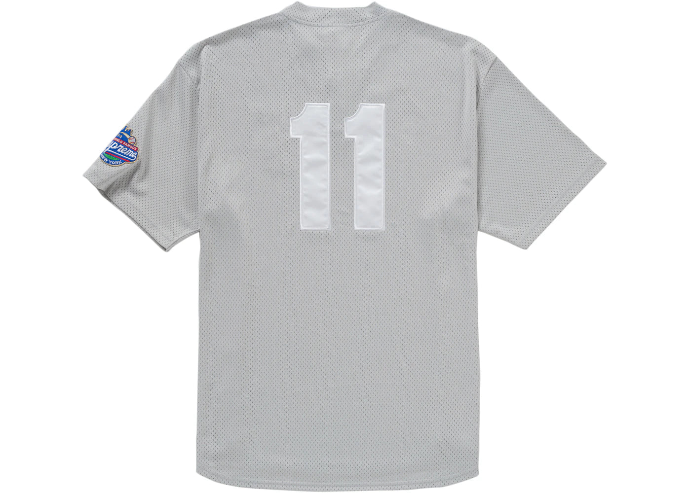 Supreme S Logo Baseball Henley Grey
