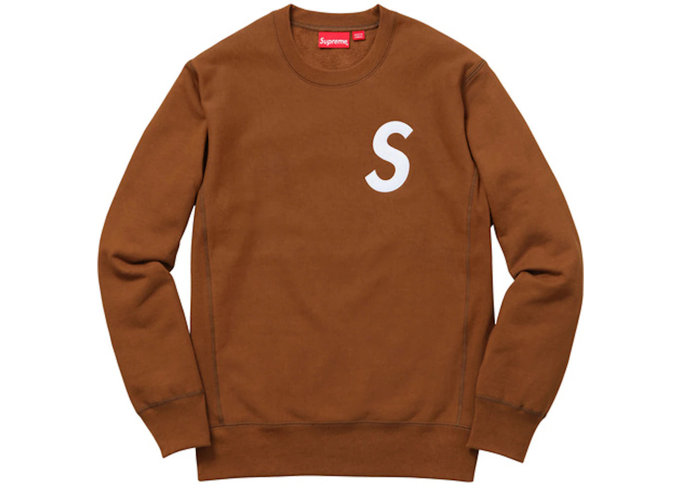 Supreme S Logo Crewneck Copper