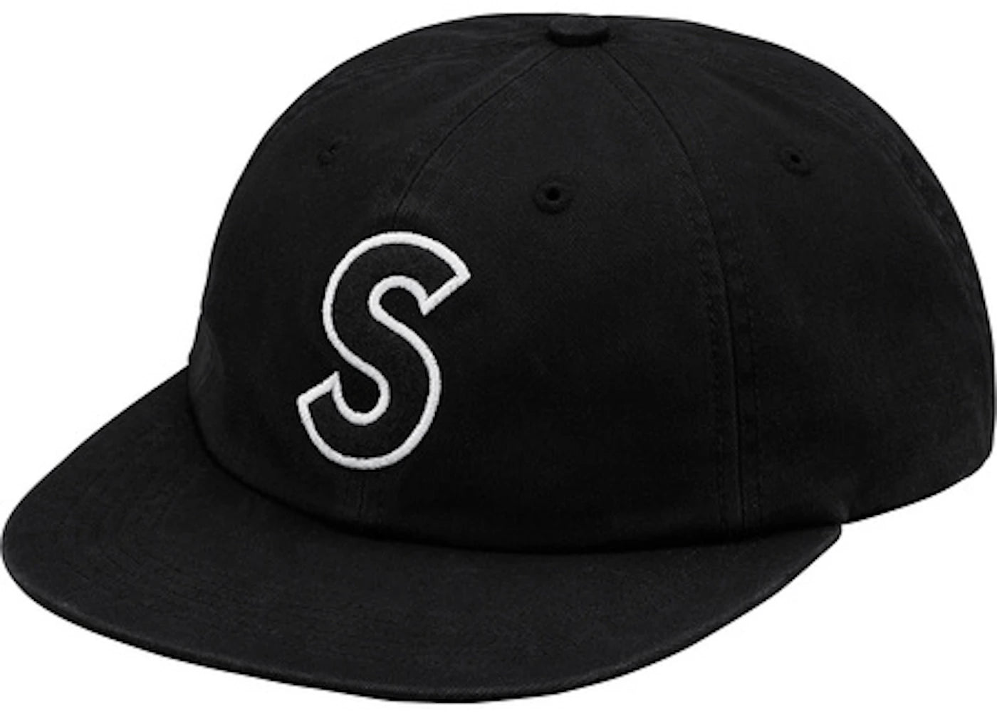 Supreme S Logo Felt 6-Panel Black