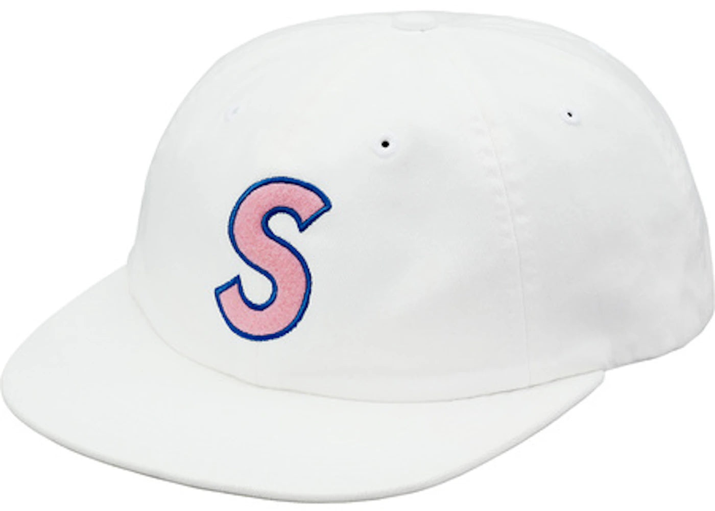 Supreme S Logo Felt 6-Panel White