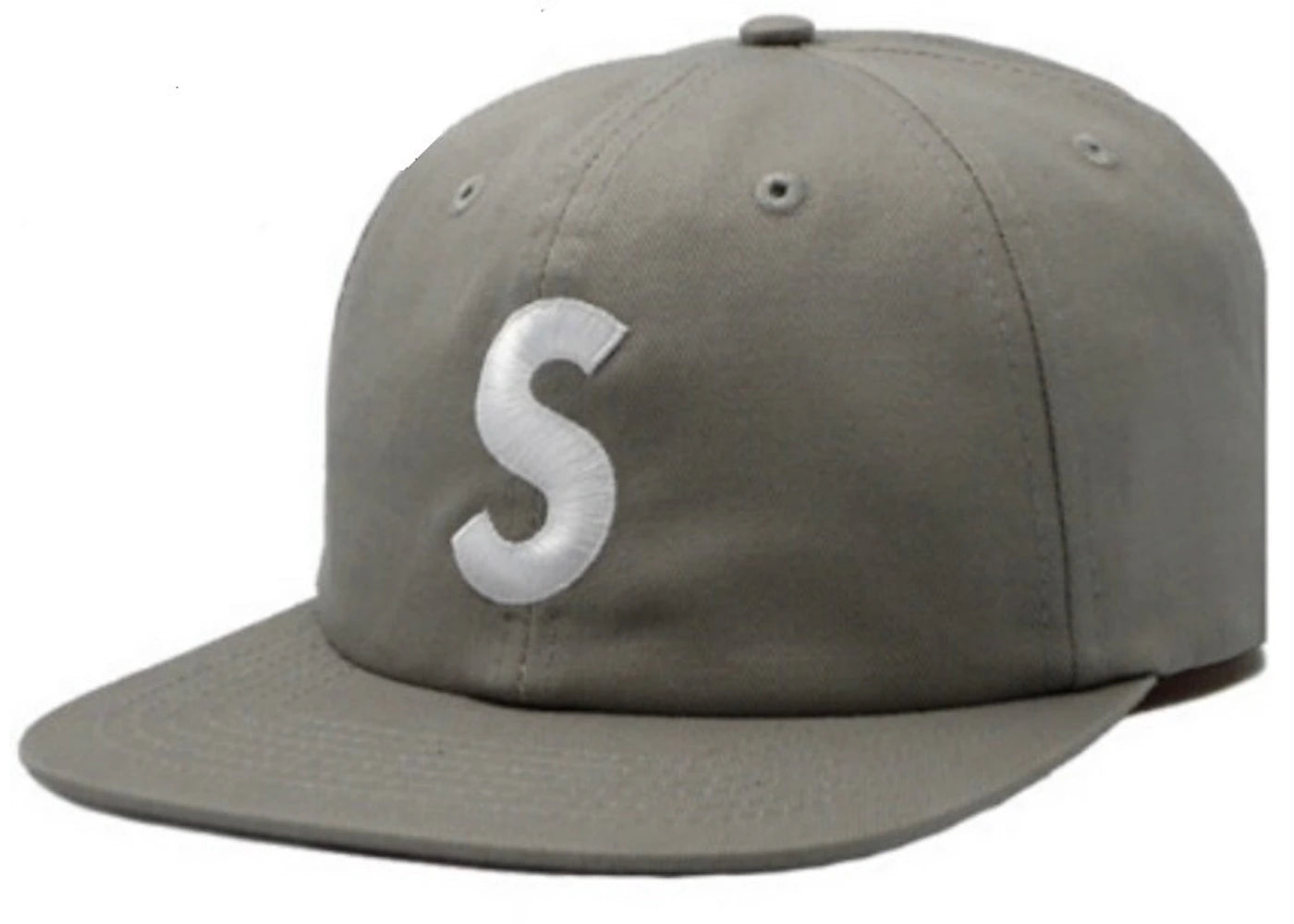 Supreme S Logo Hat Grey