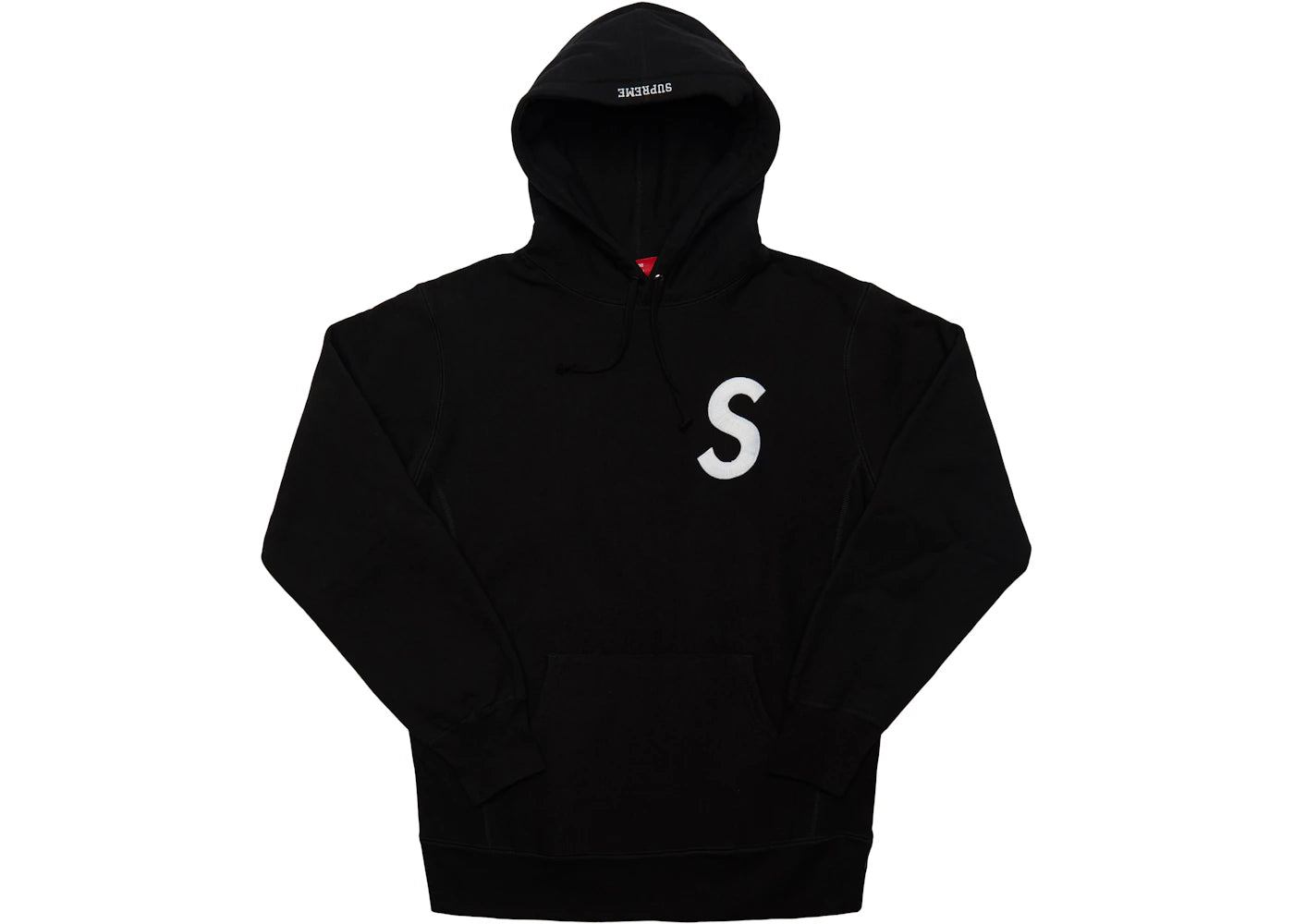 Supreme S Logo Hooded Sweatshirt Black