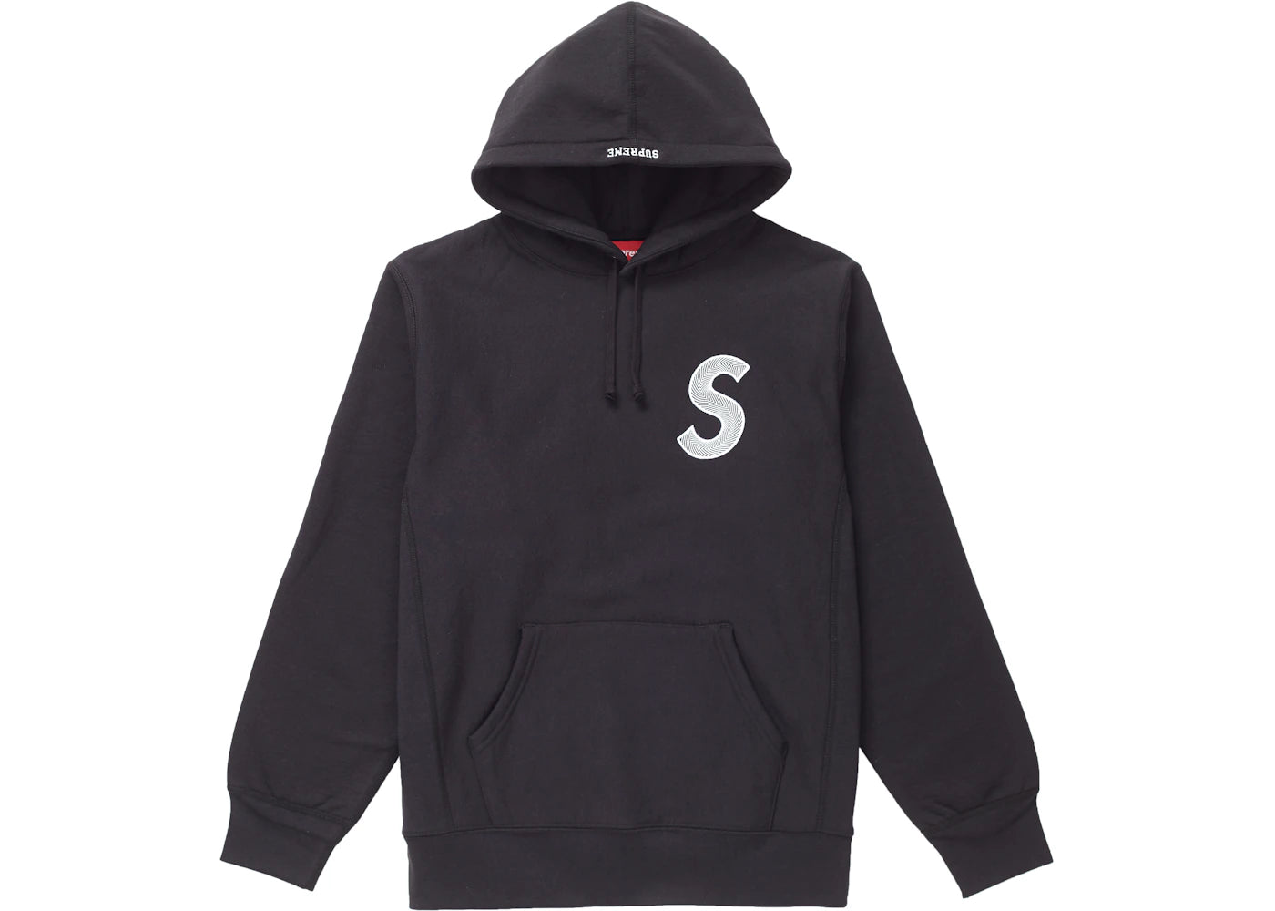 Supreme S Logo Hooded Sweatshirt (FW18) Black