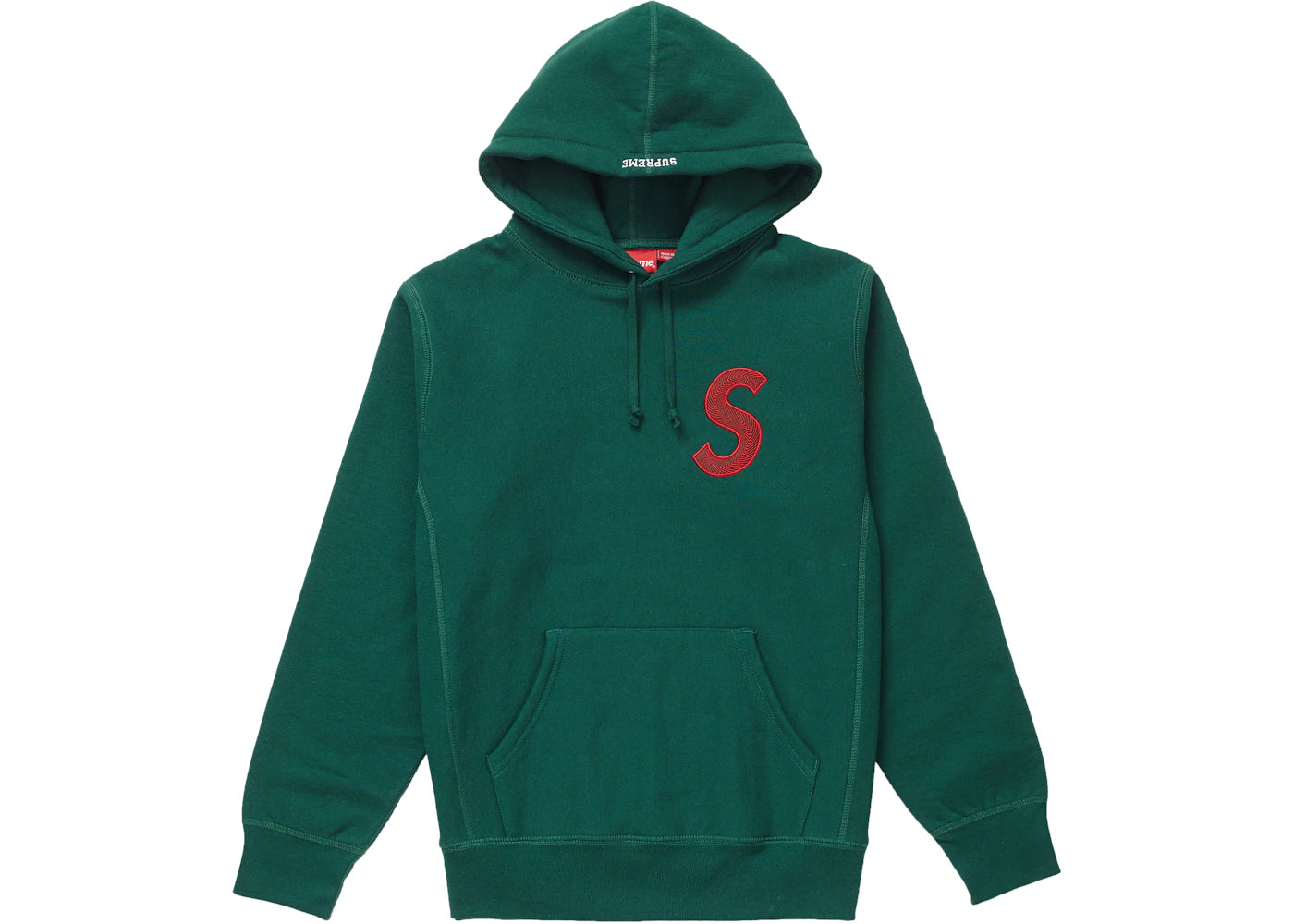 Supreme S Logo Hooded Sweatshirt (FW18) Dark Green