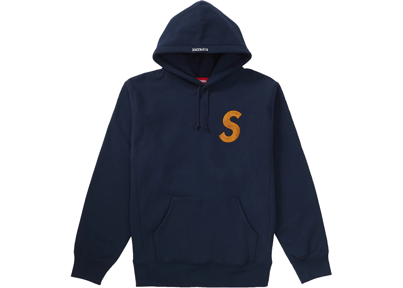 Supreme S Logo Hooded Sweatshirt (FW18) Navy
