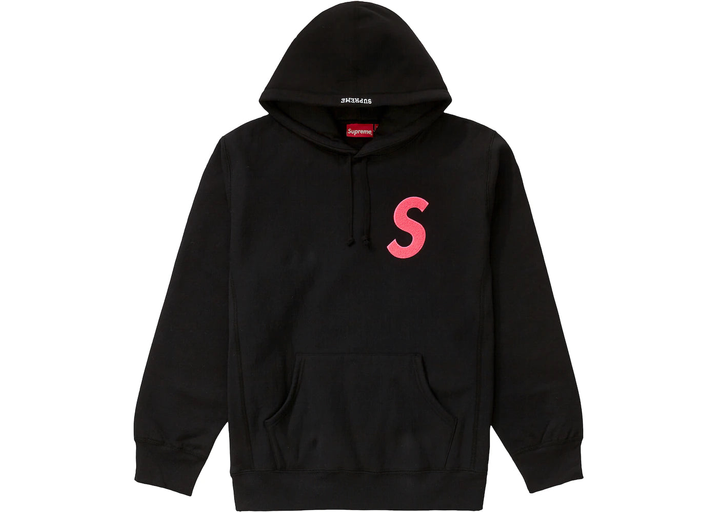 Supreme S Logo Hooded Sweatshirt (FW19) Black