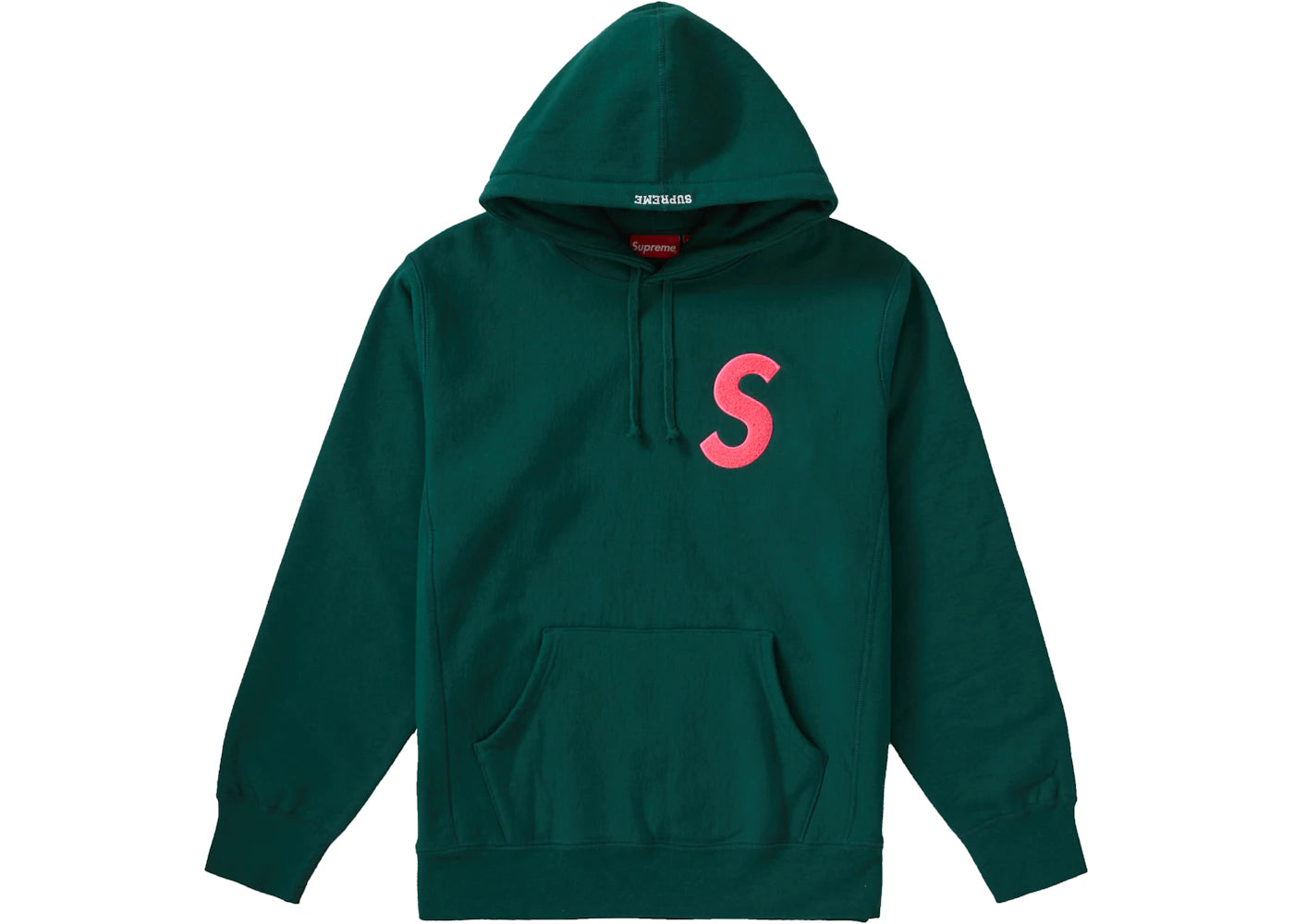 Supreme S Logo Hooded Sweatshirt (FW19) Dark Green