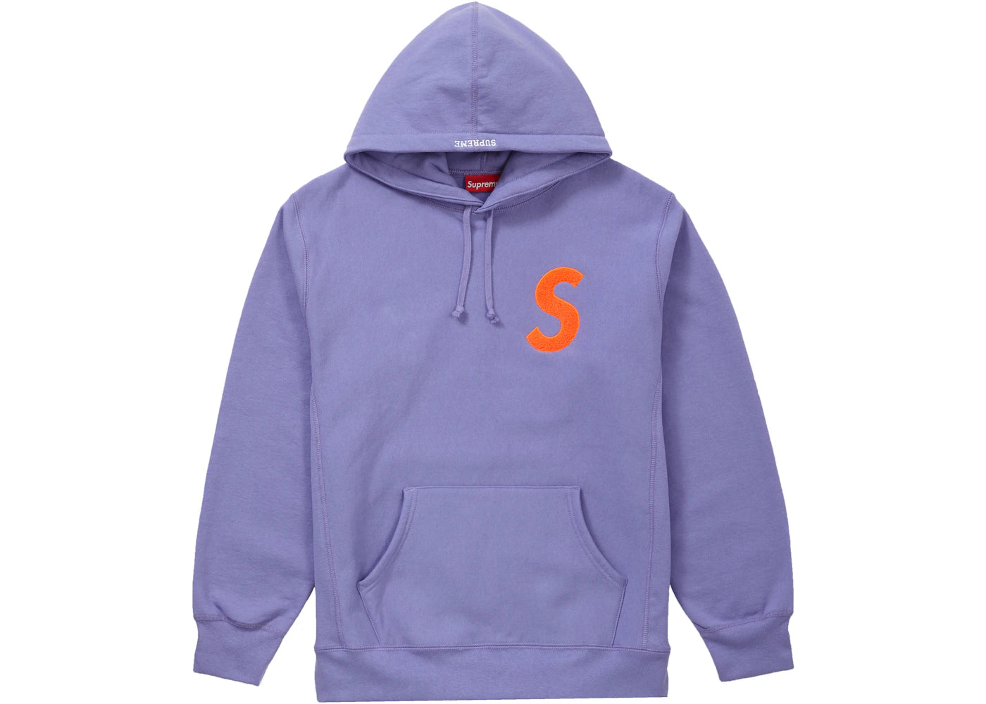 Supreme S Logo Hooded Sweatshirt (FW19) Light Violet