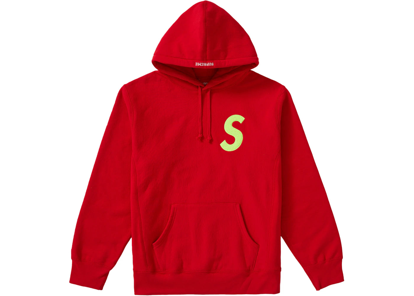 Supreme S Logo Hooded Sweatshirt (FW19) Red