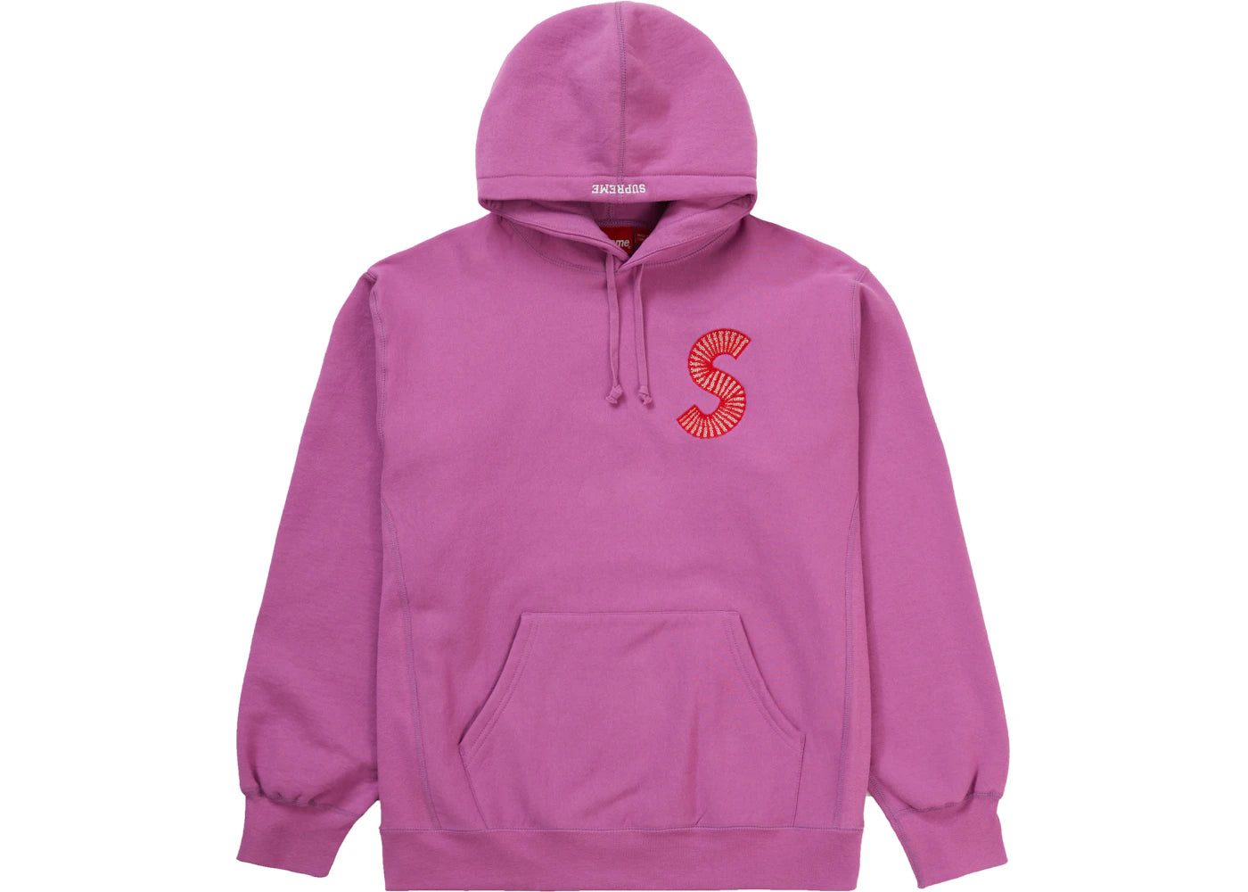 Supreme S Logo Hooded Sweatshirt (FW20) Bright Purple