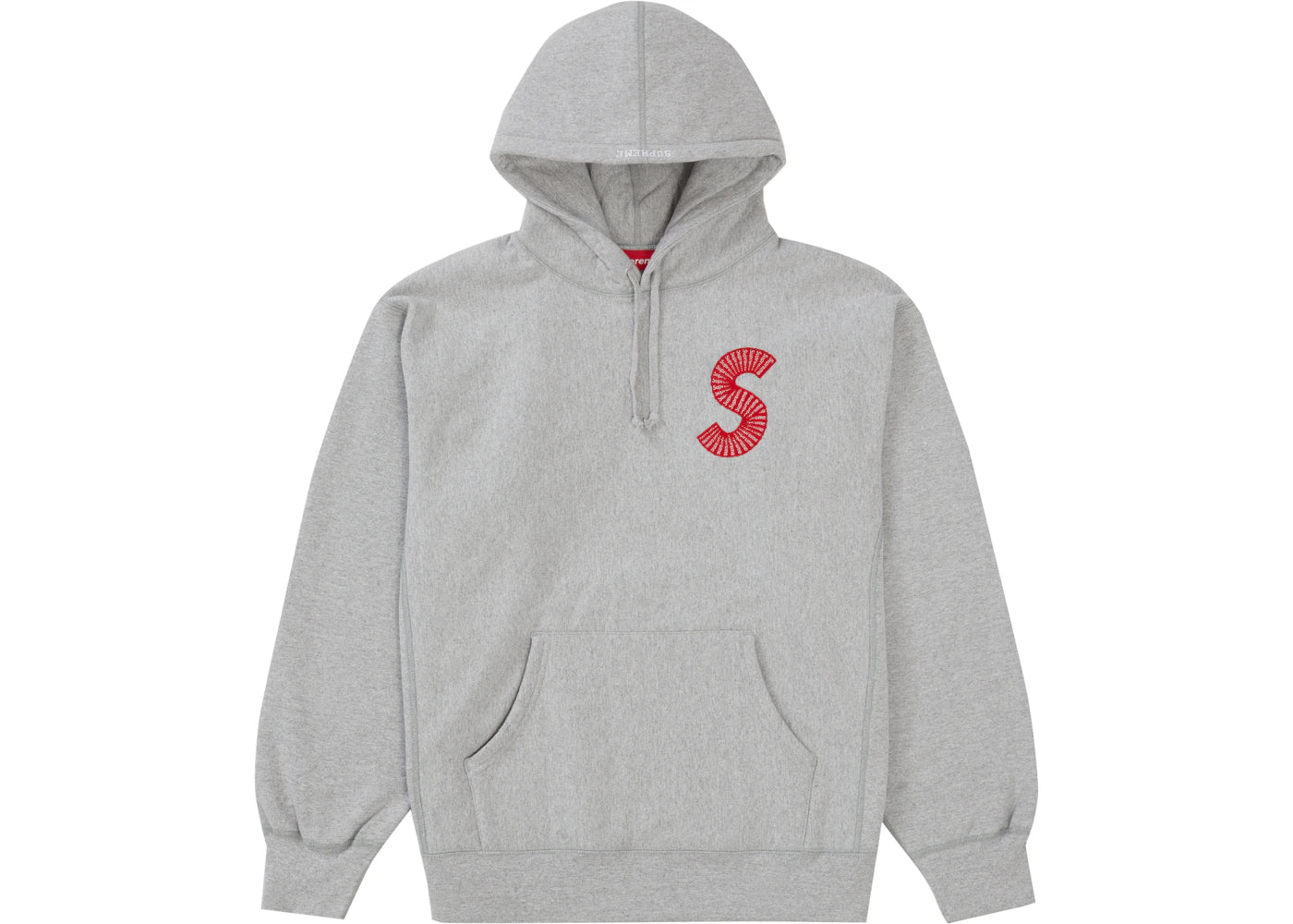 Supreme S Logo Hooded Sweatshirt (FW20) Heather Grey