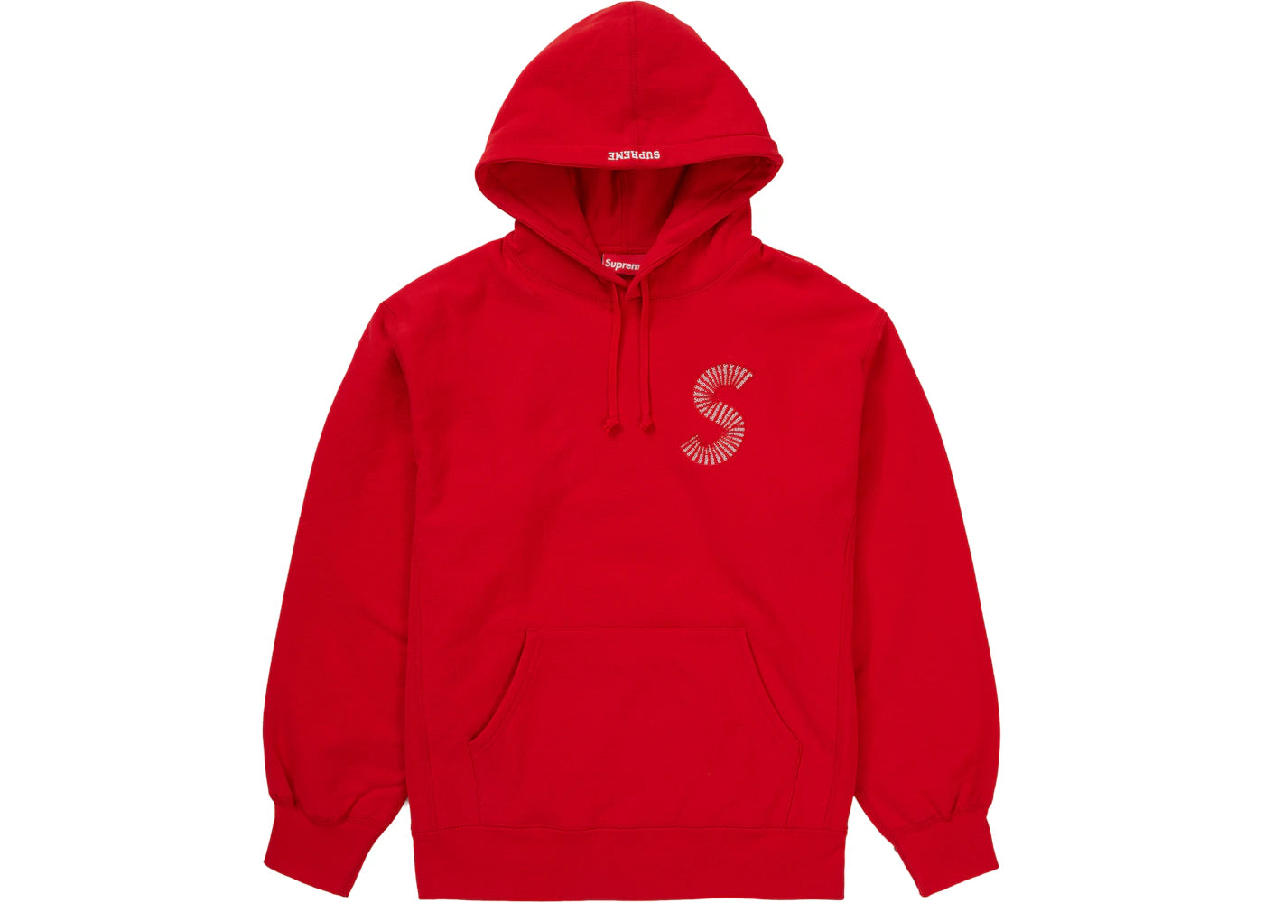 Supreme S Logo Hooded Sweatshirt (FW20) Red