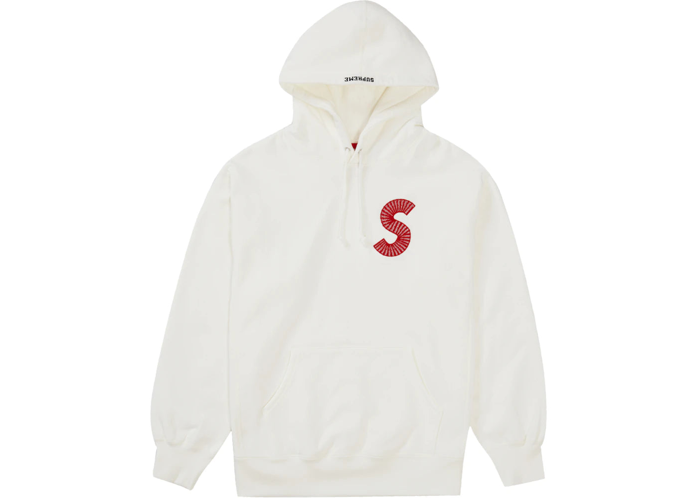 Supreme S Logo Hooded Sweatshirt (FW20) White