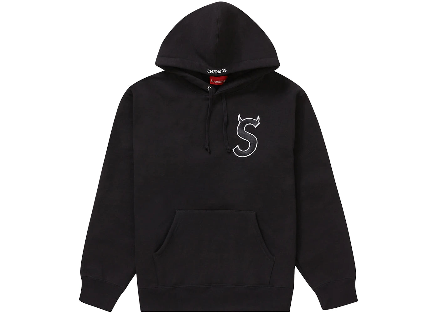 Supreme S Logo Hooded Sweatshirt (FW22) Black