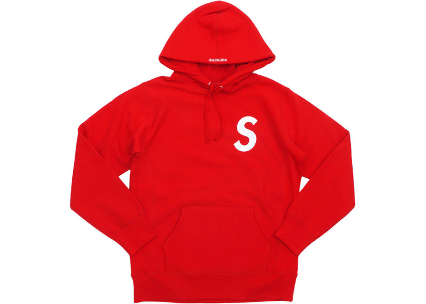 Supreme S Logo Hooded Sweatshirt Red