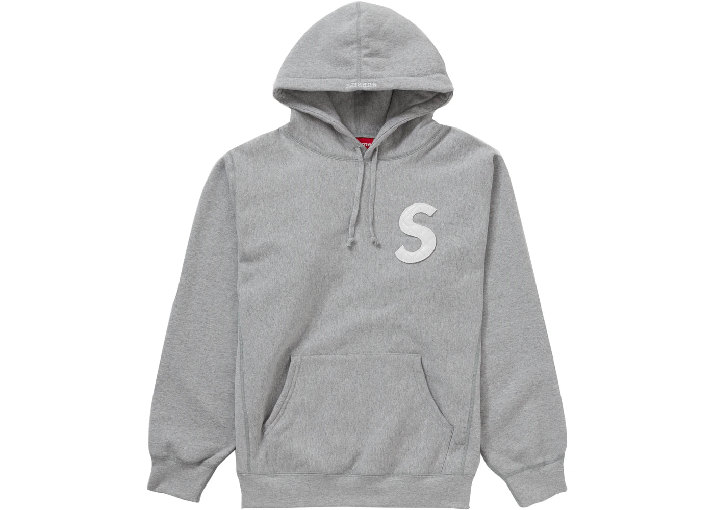 Supreme S Logo Hooded Sweatshirt (SS20) Heather Grey