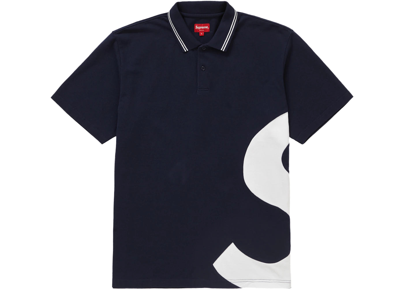 Supreme S Logo Polo Navy