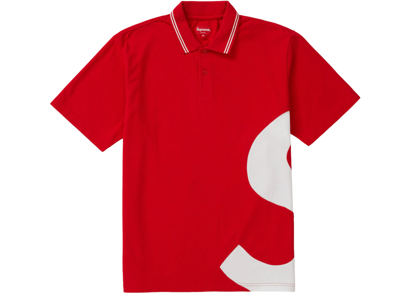 Supreme S Logo Polo Red