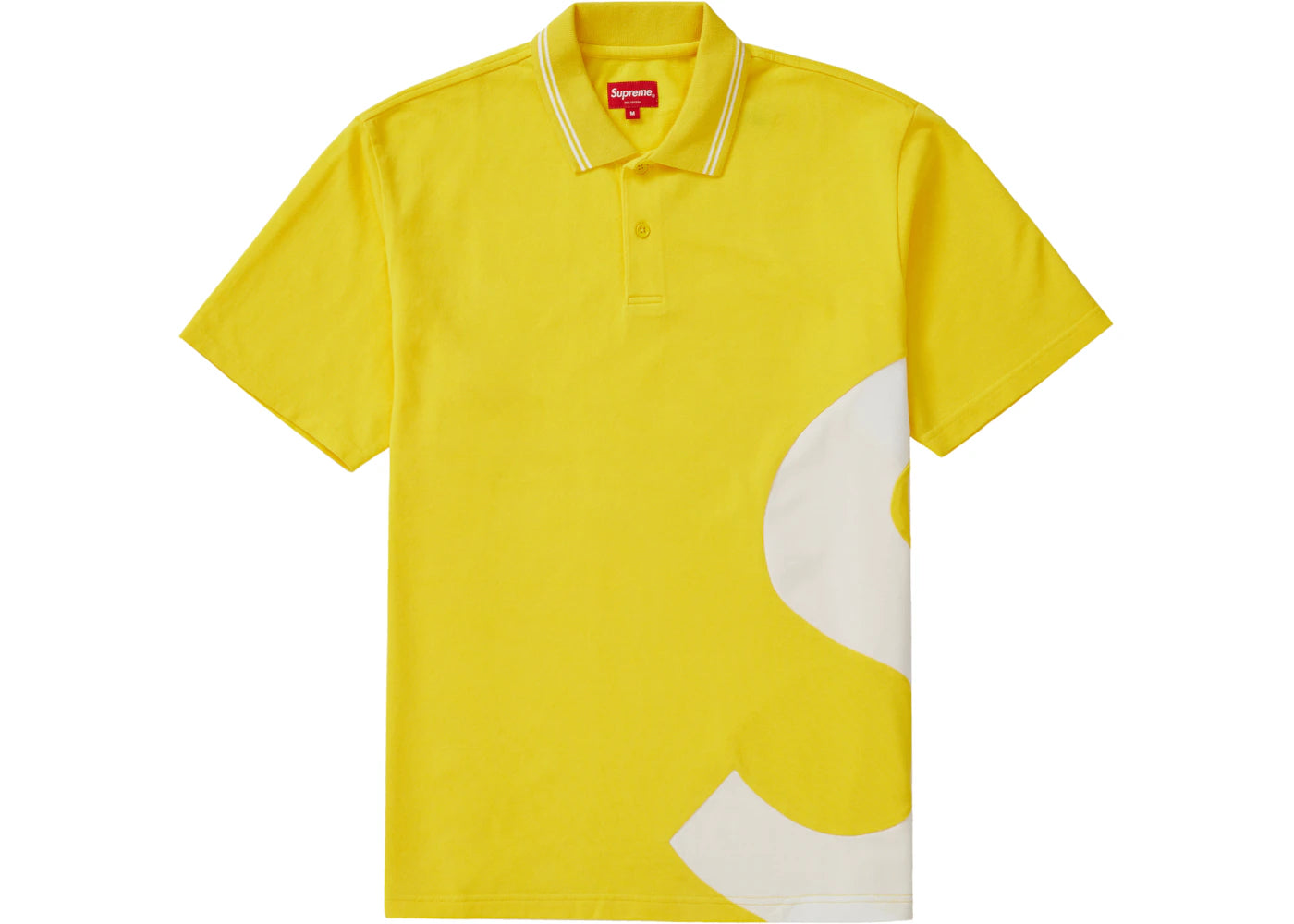 Supreme S Logo Polo Yellow