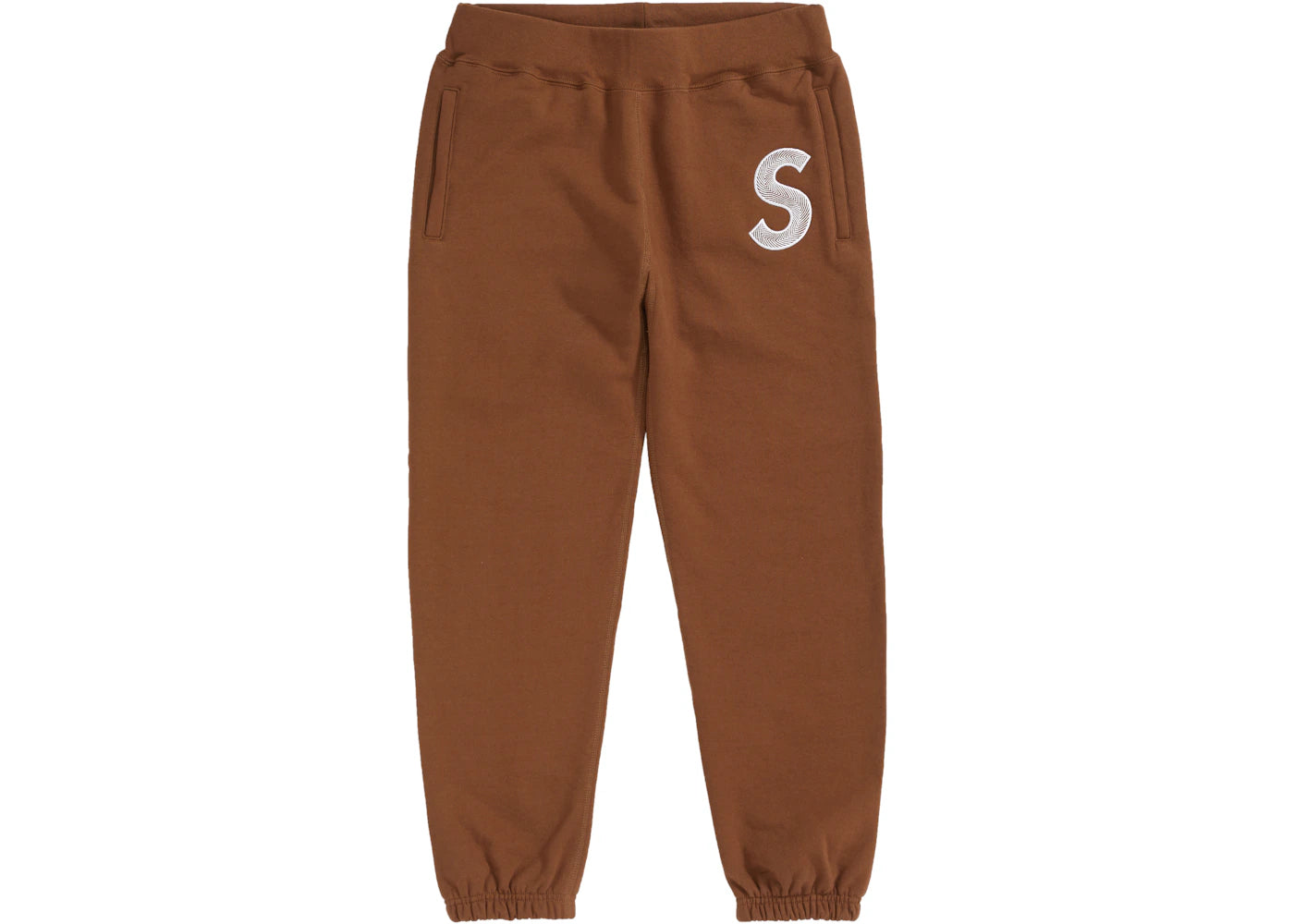 Supreme S Logo Sweatpant Brown