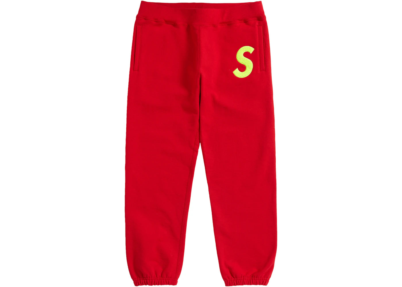 Supreme S Logo Sweatpant (FW19) Red