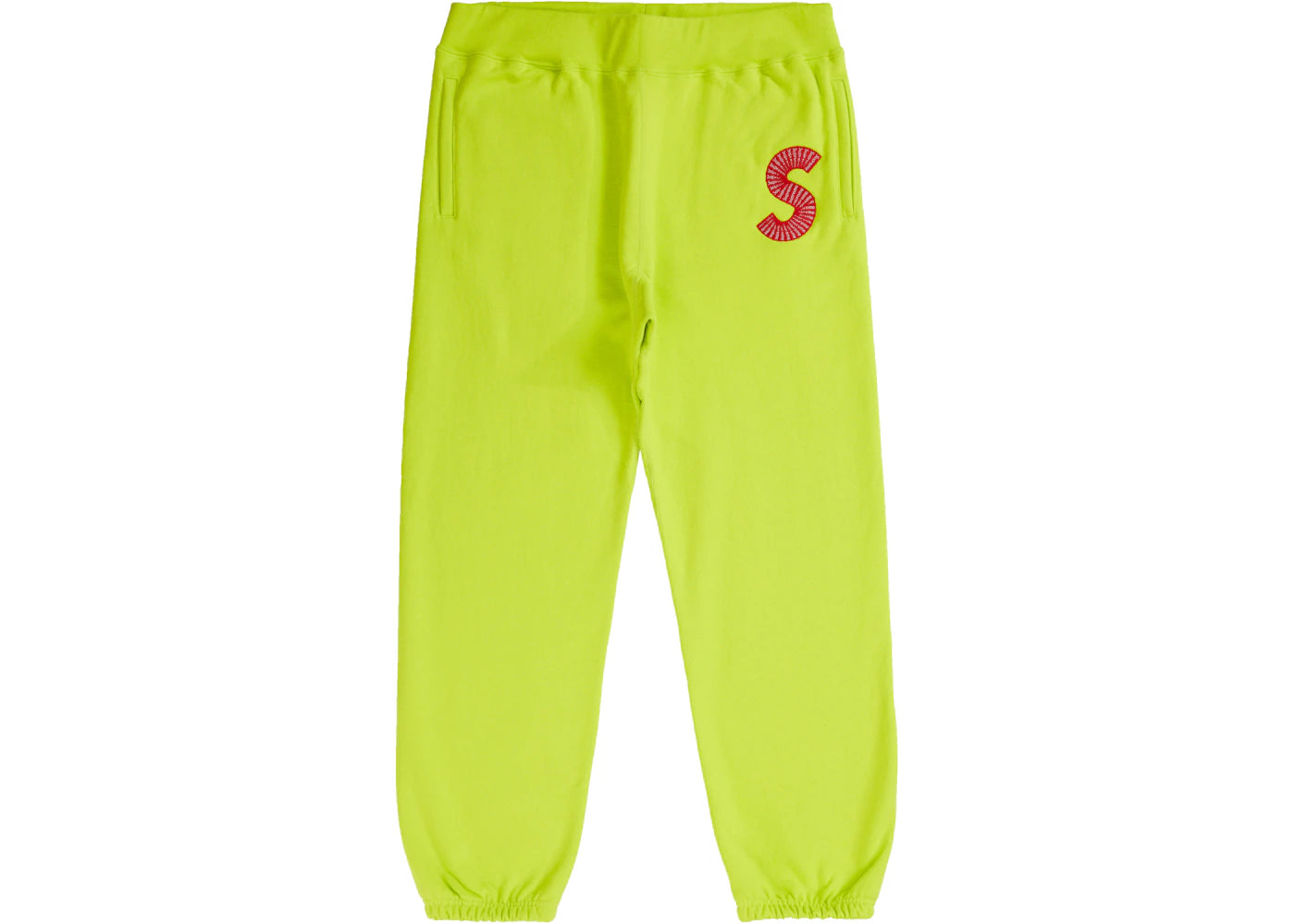 Supreme S Logo Sweatpant (FW20) Acid Green