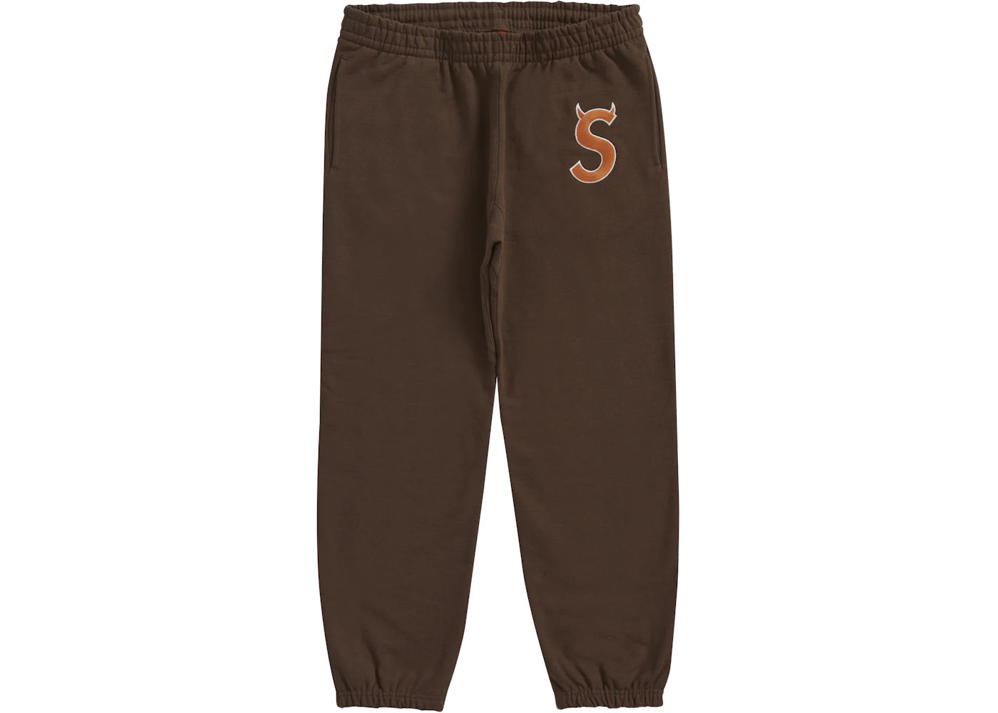 Supreme S Logo Sweatpant (FW22) Brown