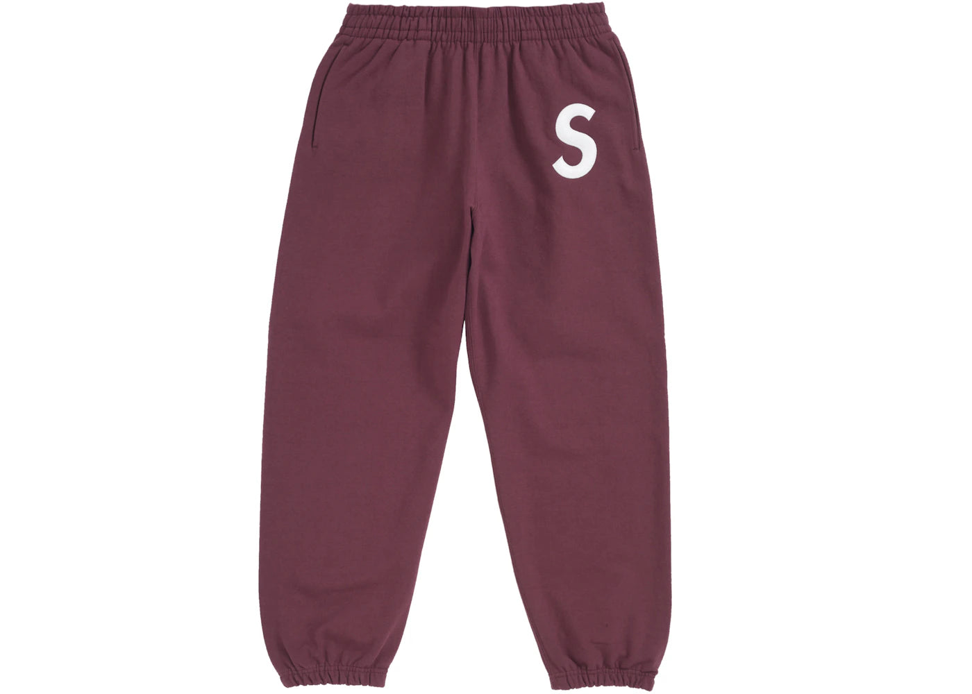 Supreme S Logo Sweatpant (FW24) Maroon