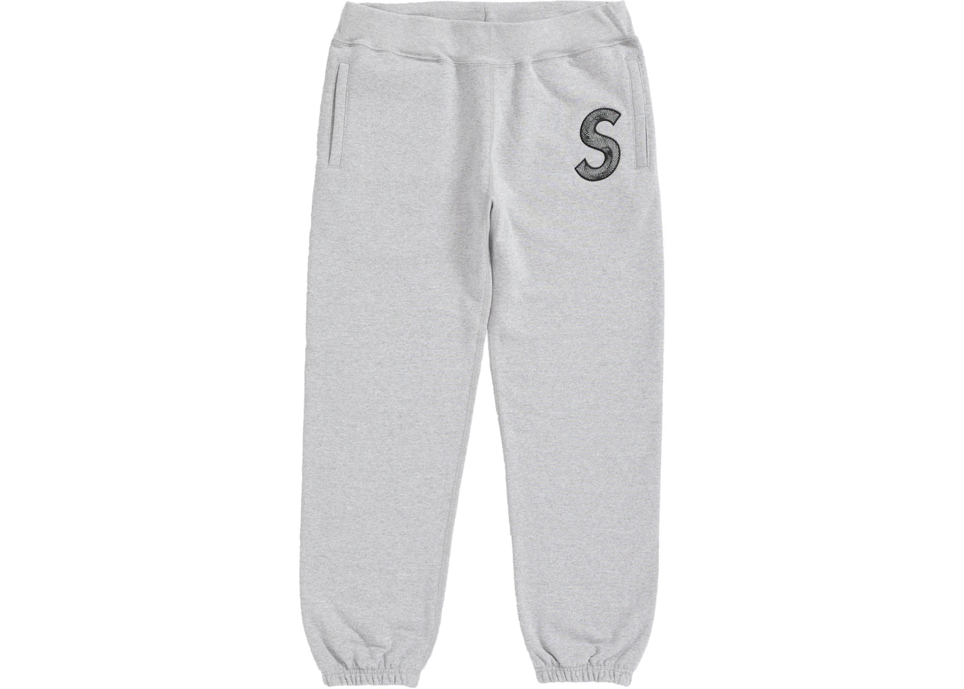 Supreme S Logo Sweatpant Heather Grey