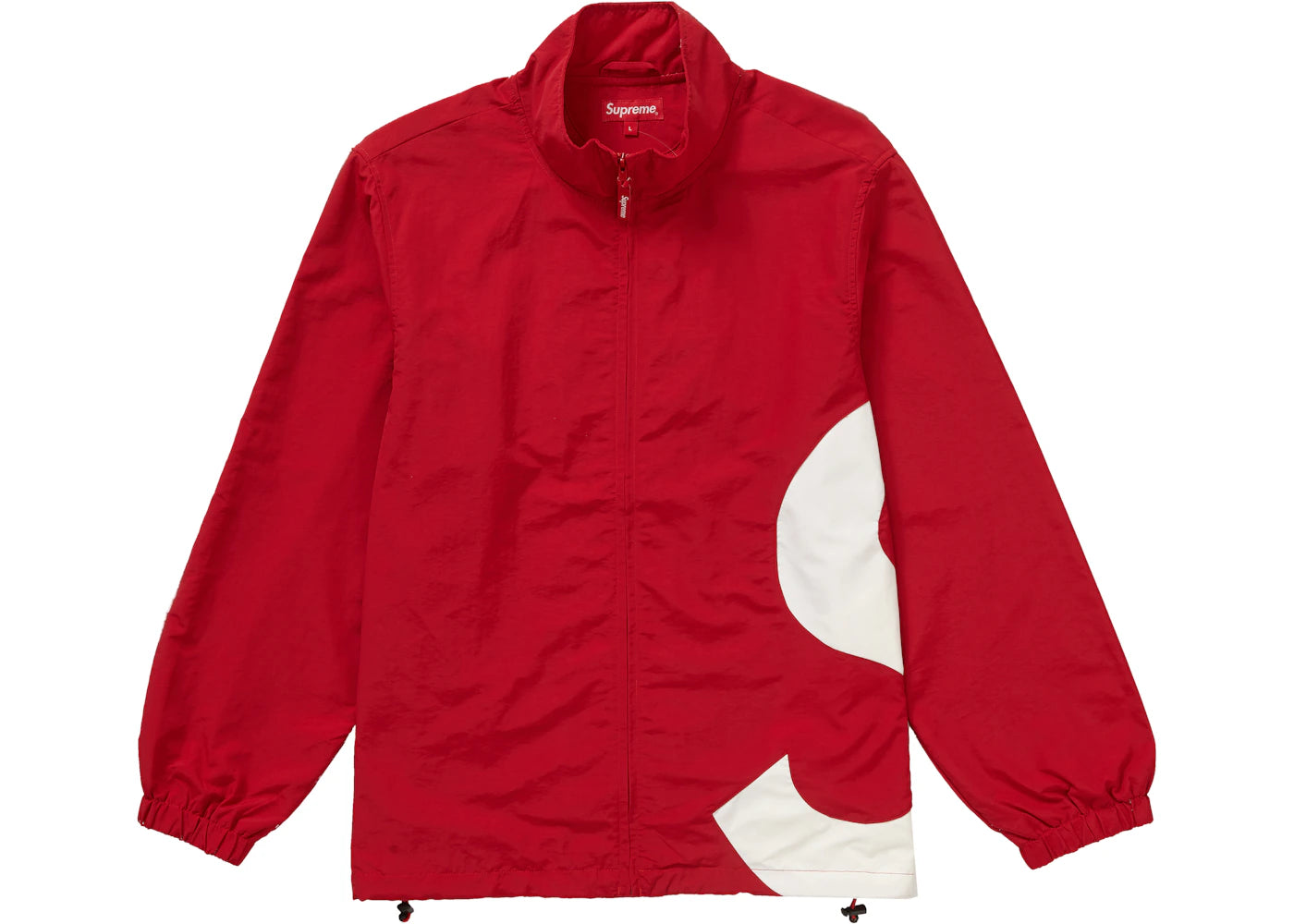 Supreme S Logo Track Jacket Red