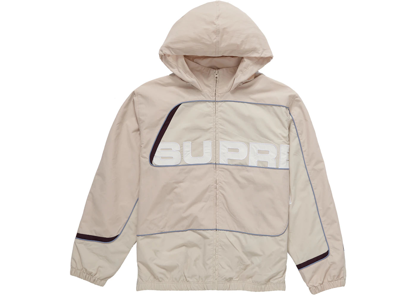 Supreme S Paneled Track Jacket Dusty Pink