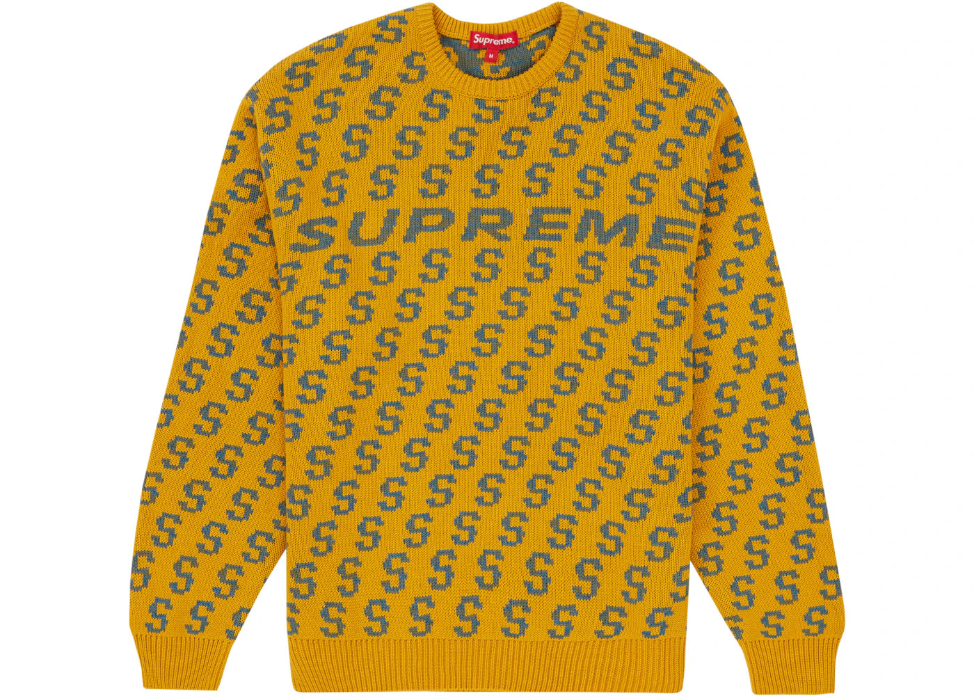 Supreme S Repeat Sweater Yellow