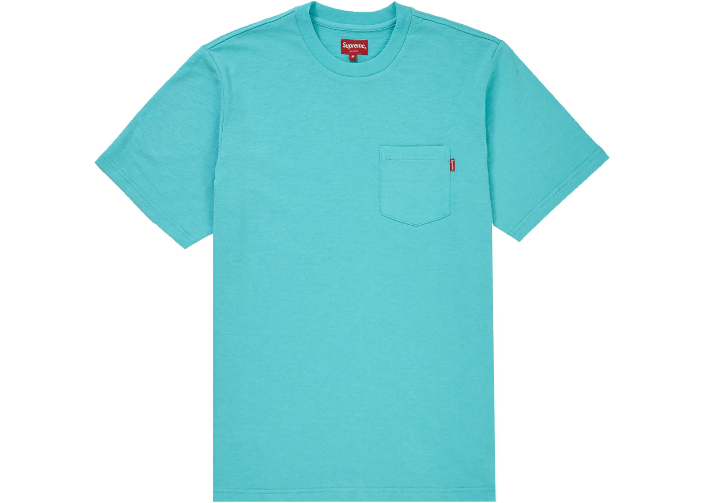 Supreme S/S Pocket Tee Cyan