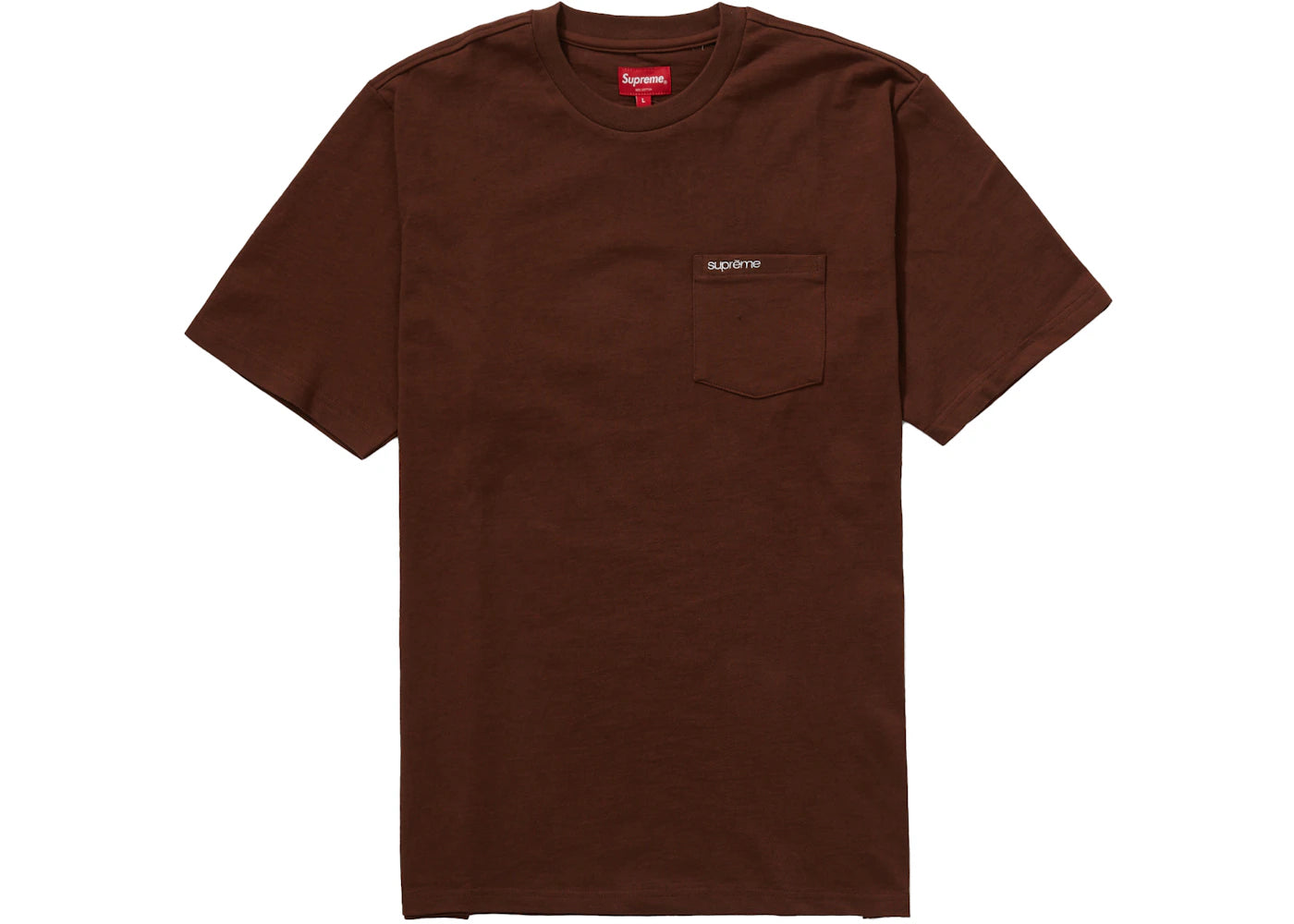 Supreme S/S Pocket Tee (FW21) Brown