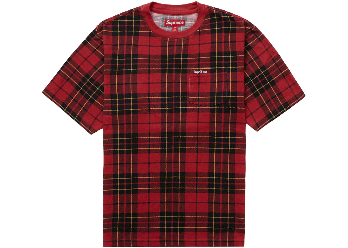 Supreme S/S Pocket Tee (FW23) Plaid