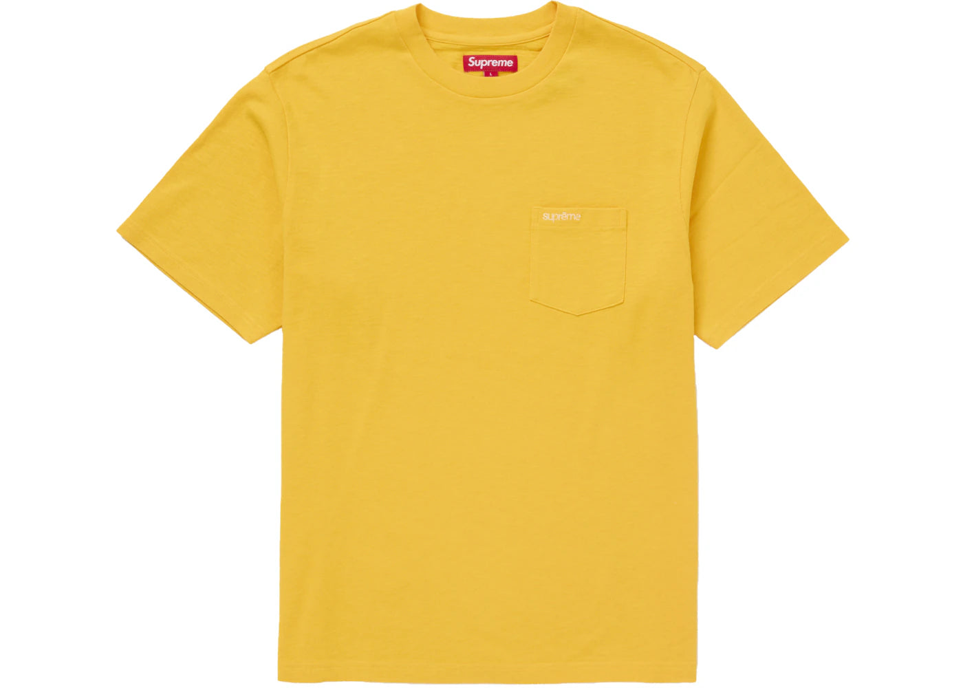 Supreme S/S Pocket Tee (FW24) Yellow