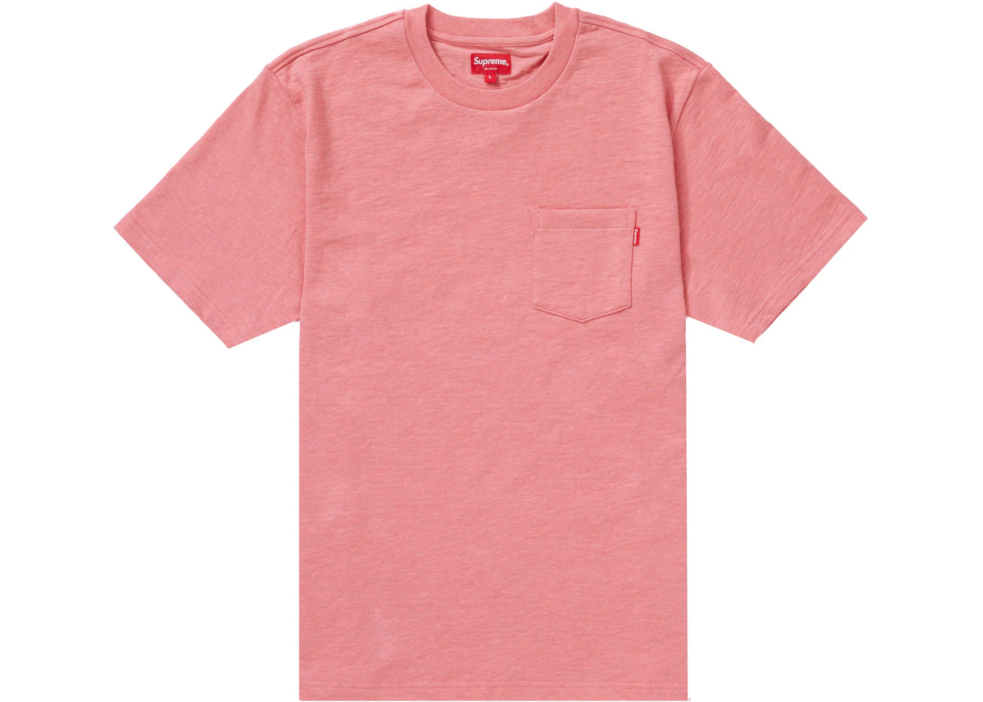 Supreme S/S Pocket Tee Heather Coral