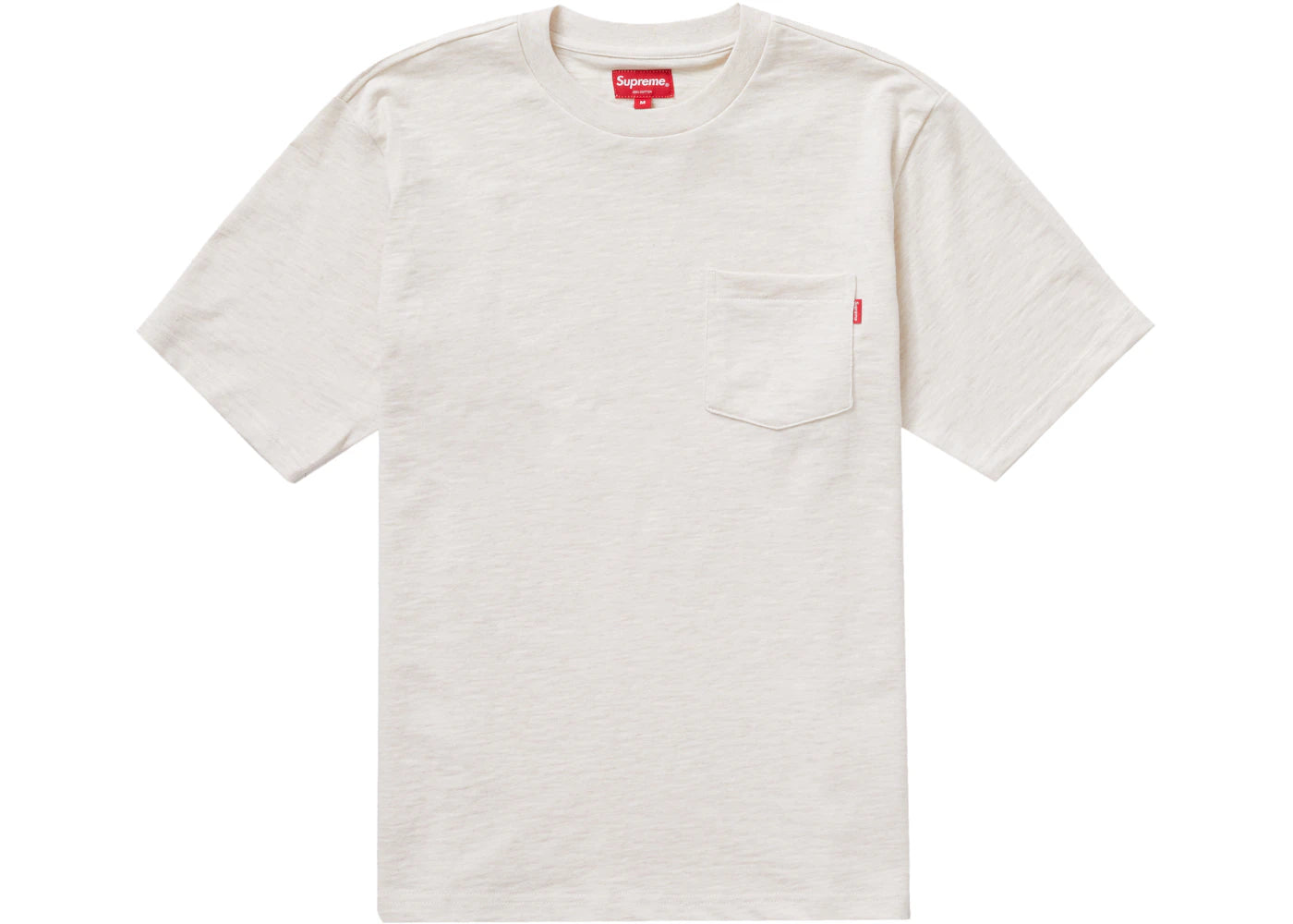 Supreme S/S Pocket Tee Heather Natural