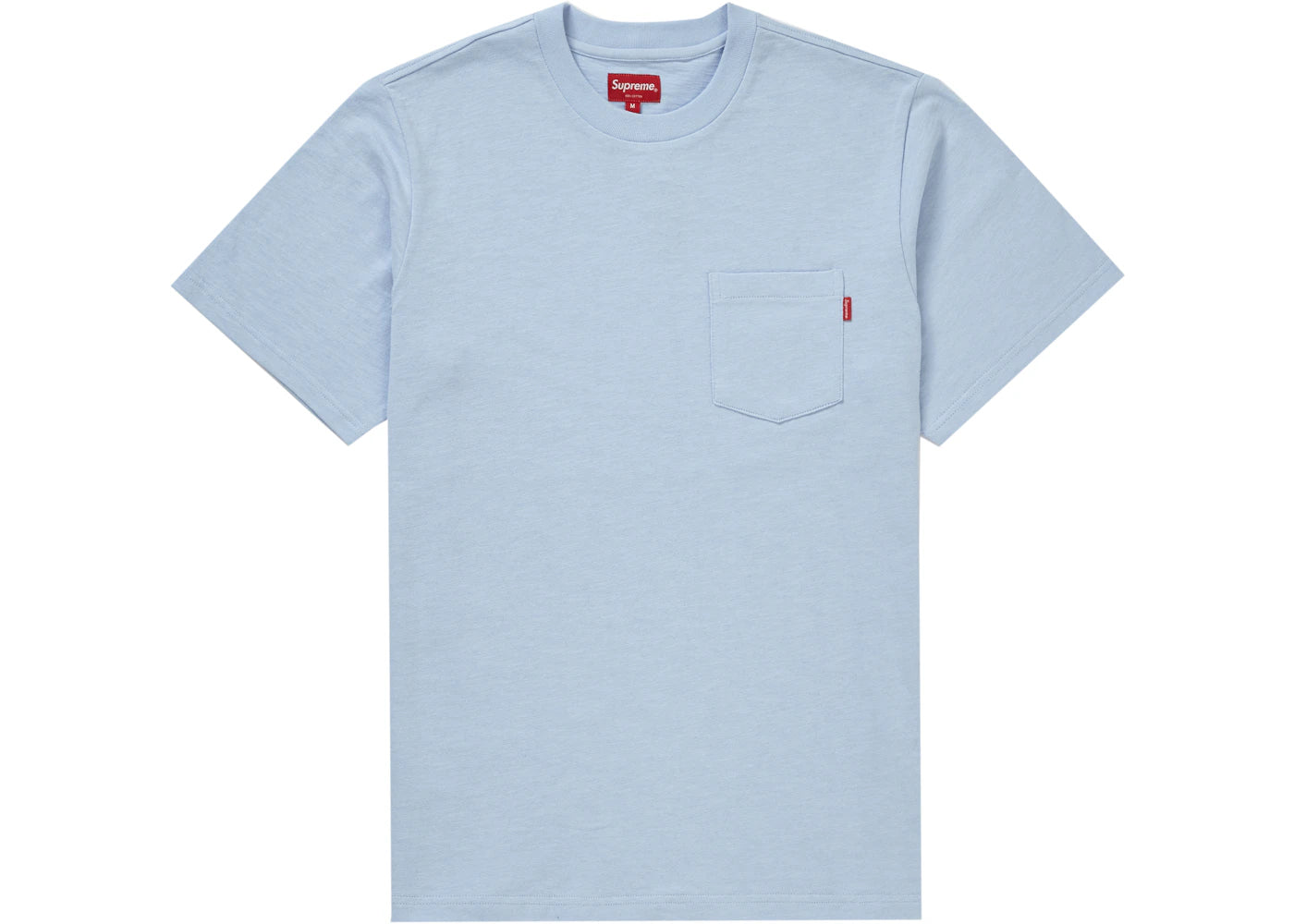 Supreme S/S Pocket Tee Pale Blue